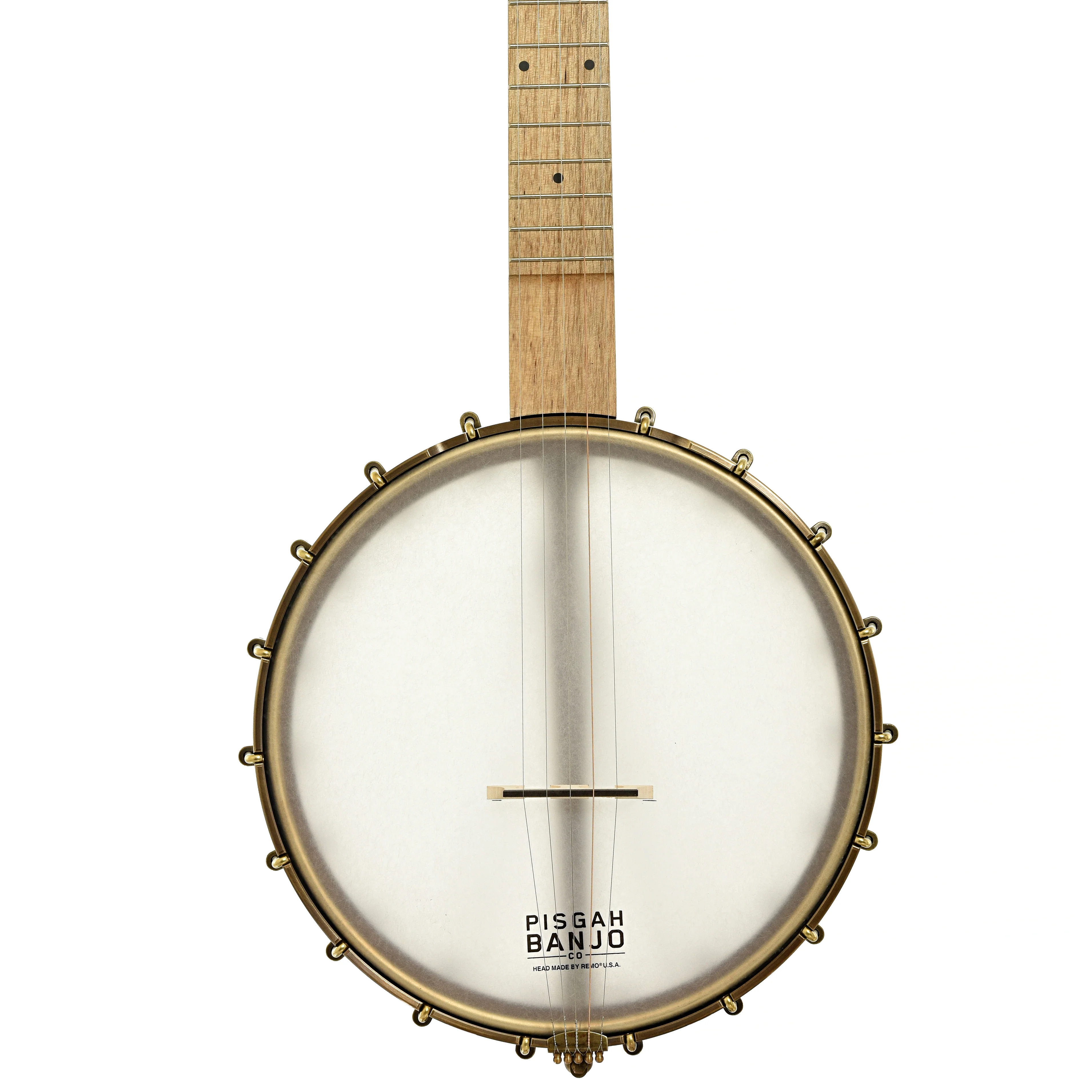 Pisgah Appalachian 11in Short Scale Left-Handed Openback Banjo & Gigbag, Walnut - Image 4