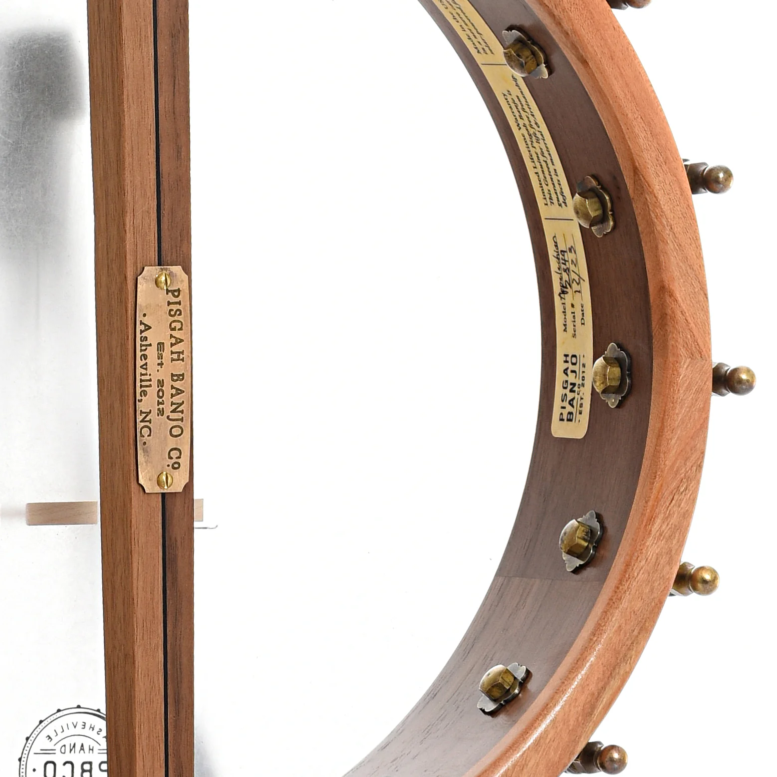 Pisgah Appalachian 11in A-Scale Openback Banjo & Gigbag, Walnut - Image 10