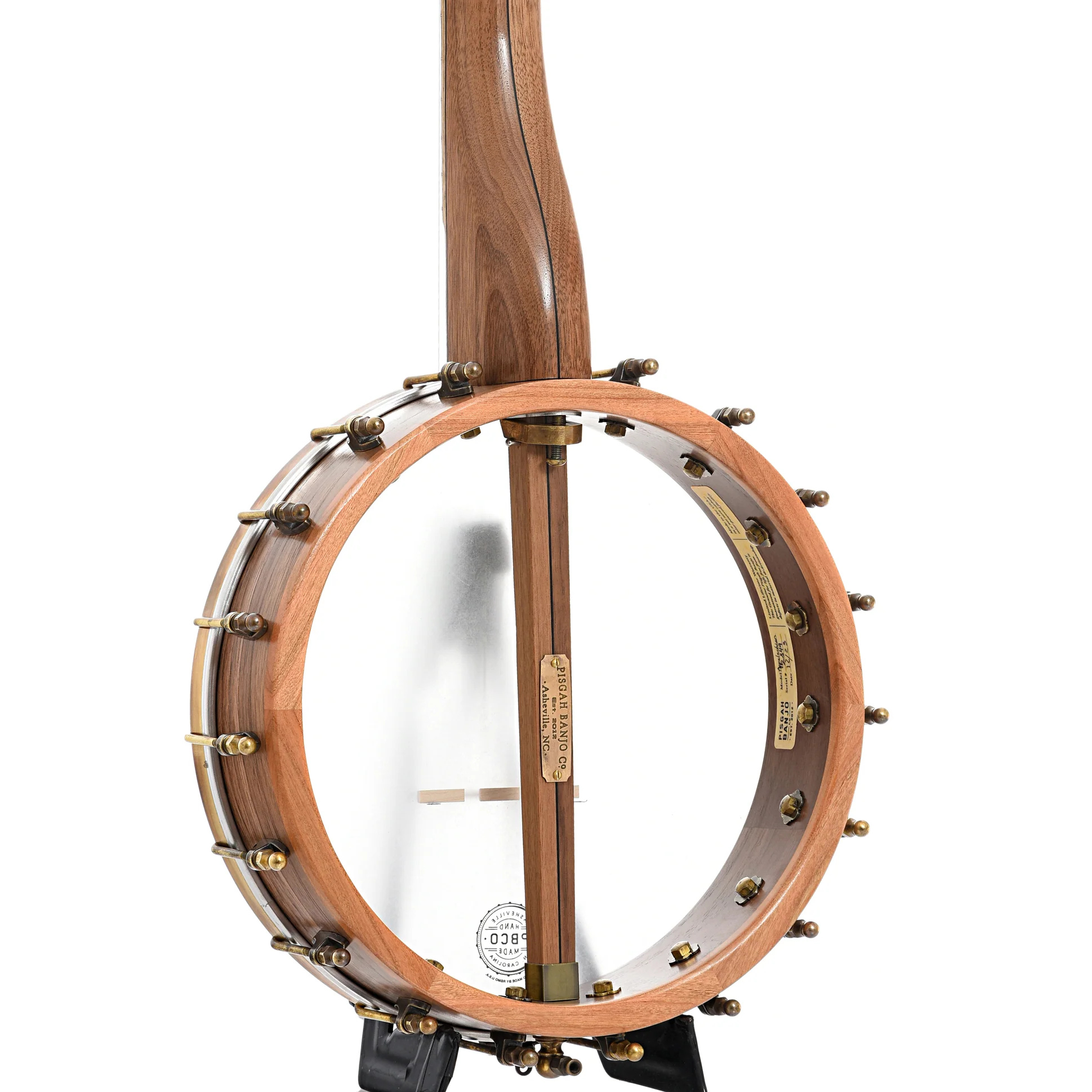 Pisgah Appalachian 11in A-Scale Openback Banjo & Gigbag, Walnut - Image 11