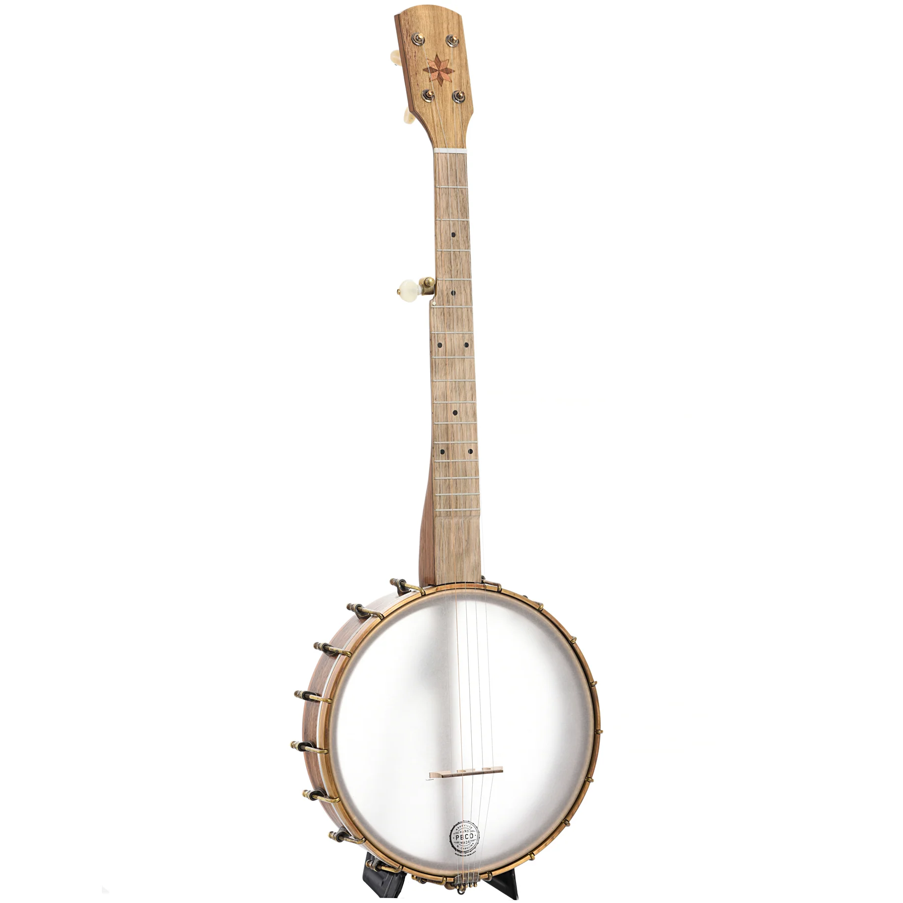 Pisgah Appalachian 11in A-Scale Openback Banjo & Gigbag, Walnut - Image 3