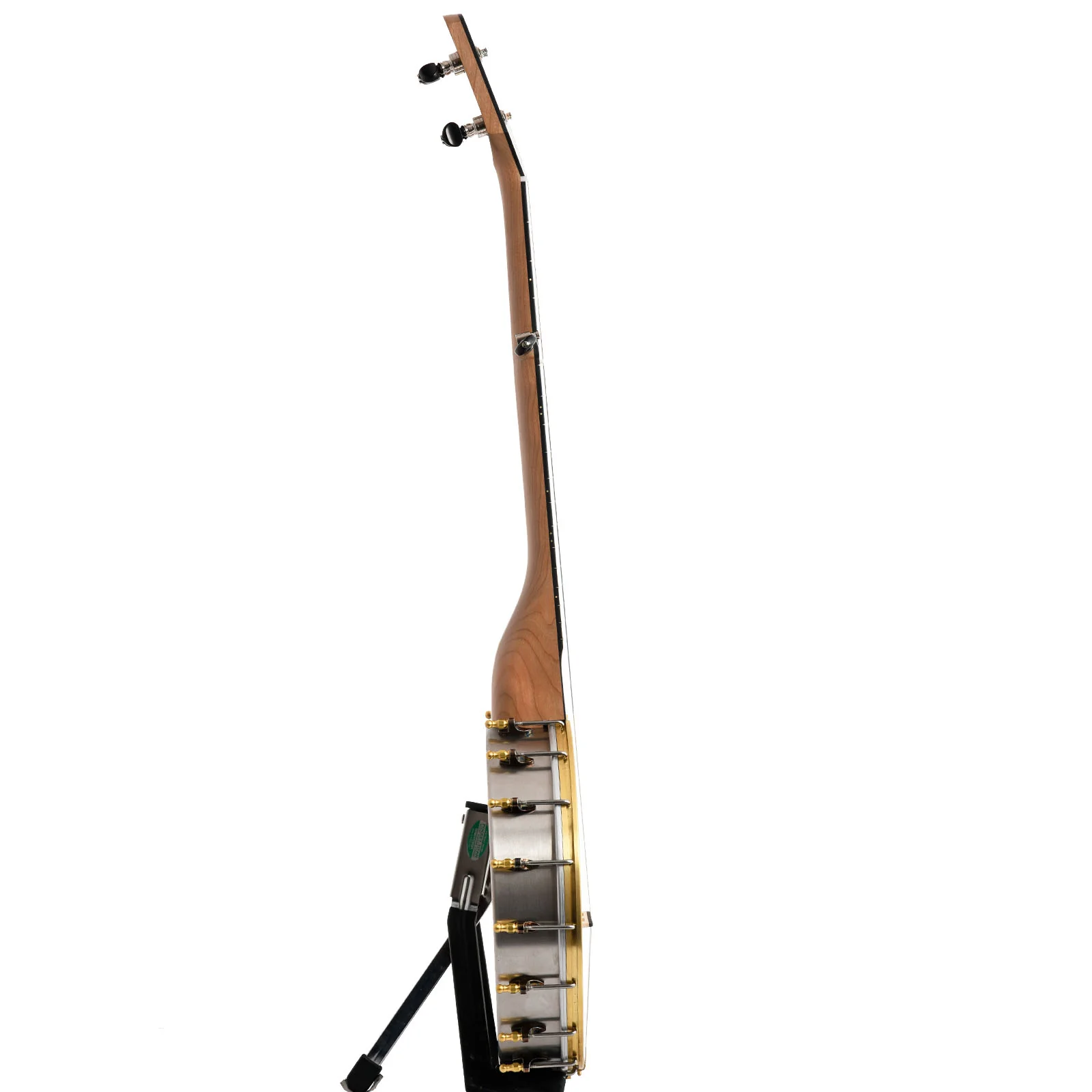 Pisgah Rambler Dobson 12in Short Scale Openback Banjo & Gigbag, Cherry - Image 12