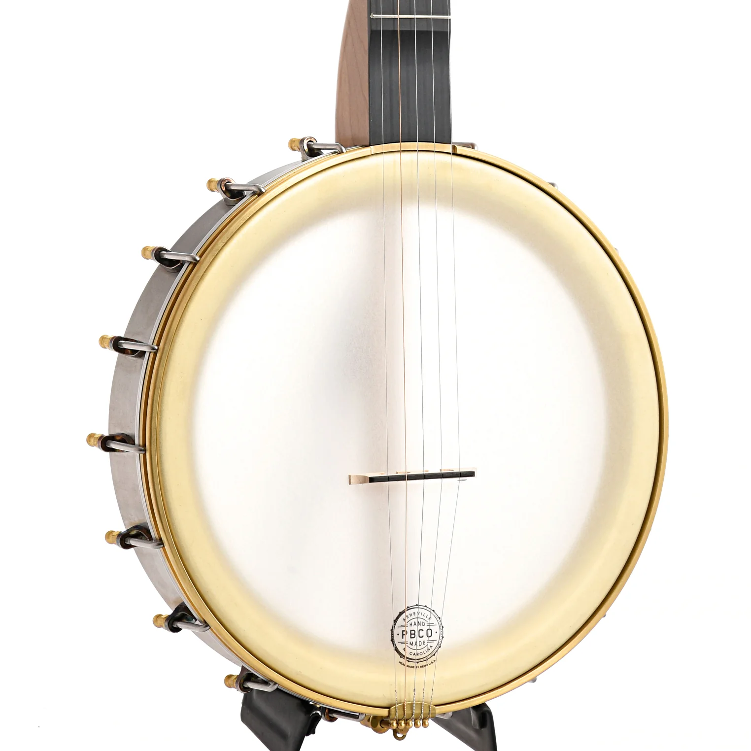 Pisgah Rambler Dobson 12in Short Scale Openback Banjo & Gigbag, Cherry - Image 2