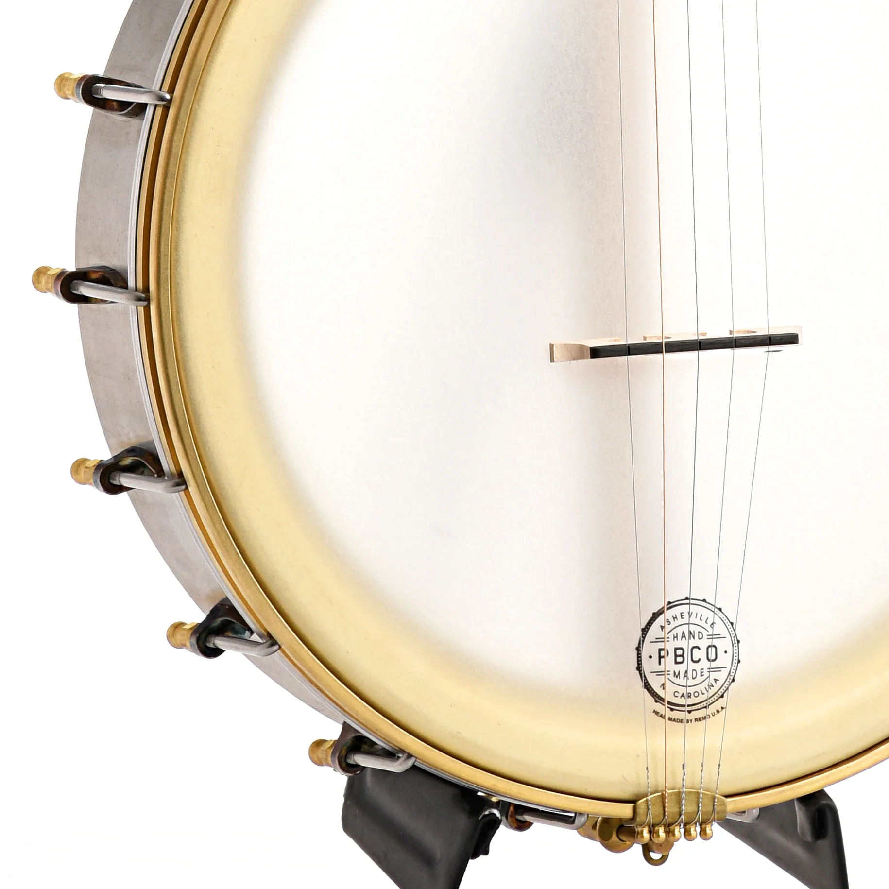 Pisgah Rambler Dobson 12in Short Scale Openback Banjo & Gigbag, Cherry - Image 3