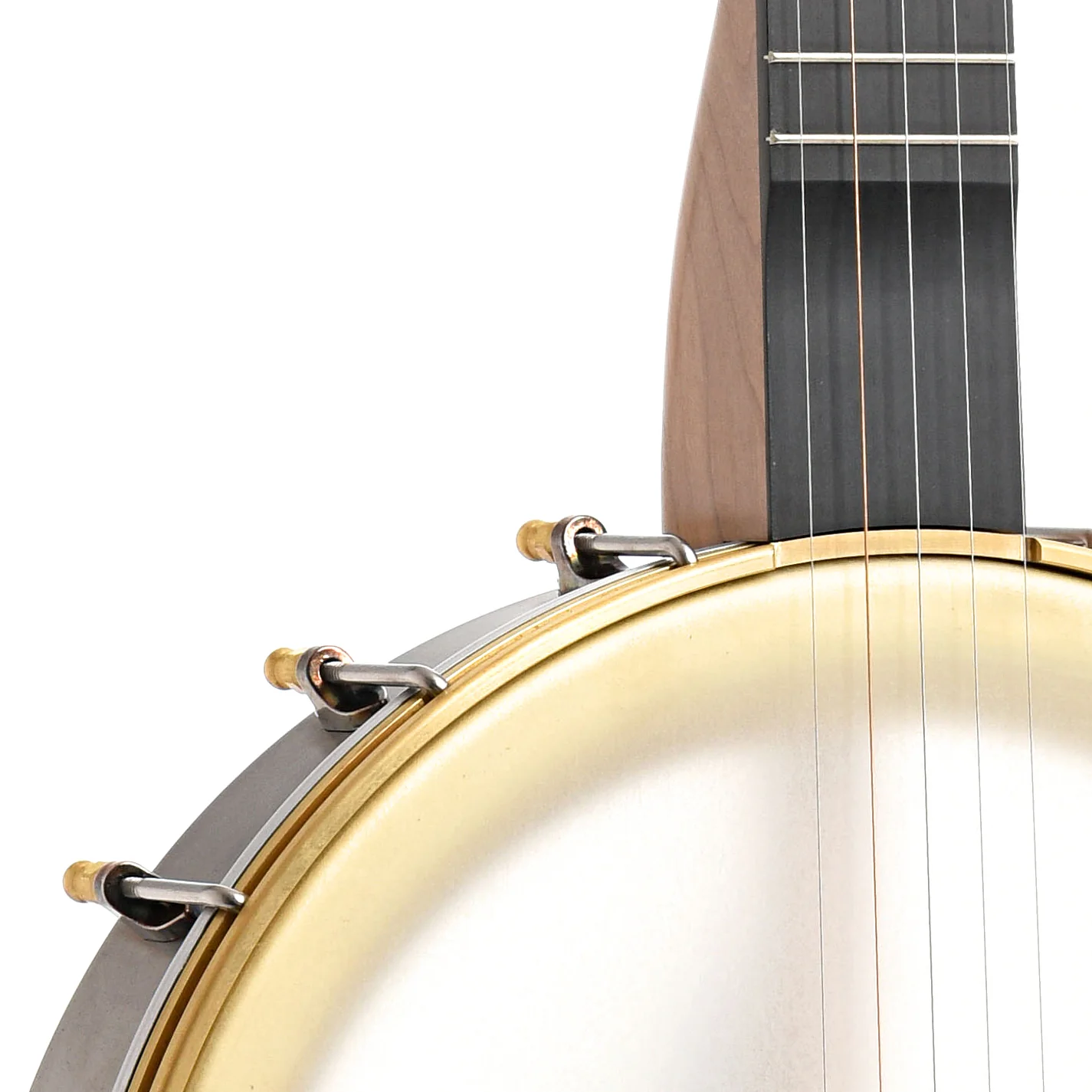 Pisgah Rambler Dobson 12in Short Scale Openback Banjo & Gigbag, Cherry - Image 4