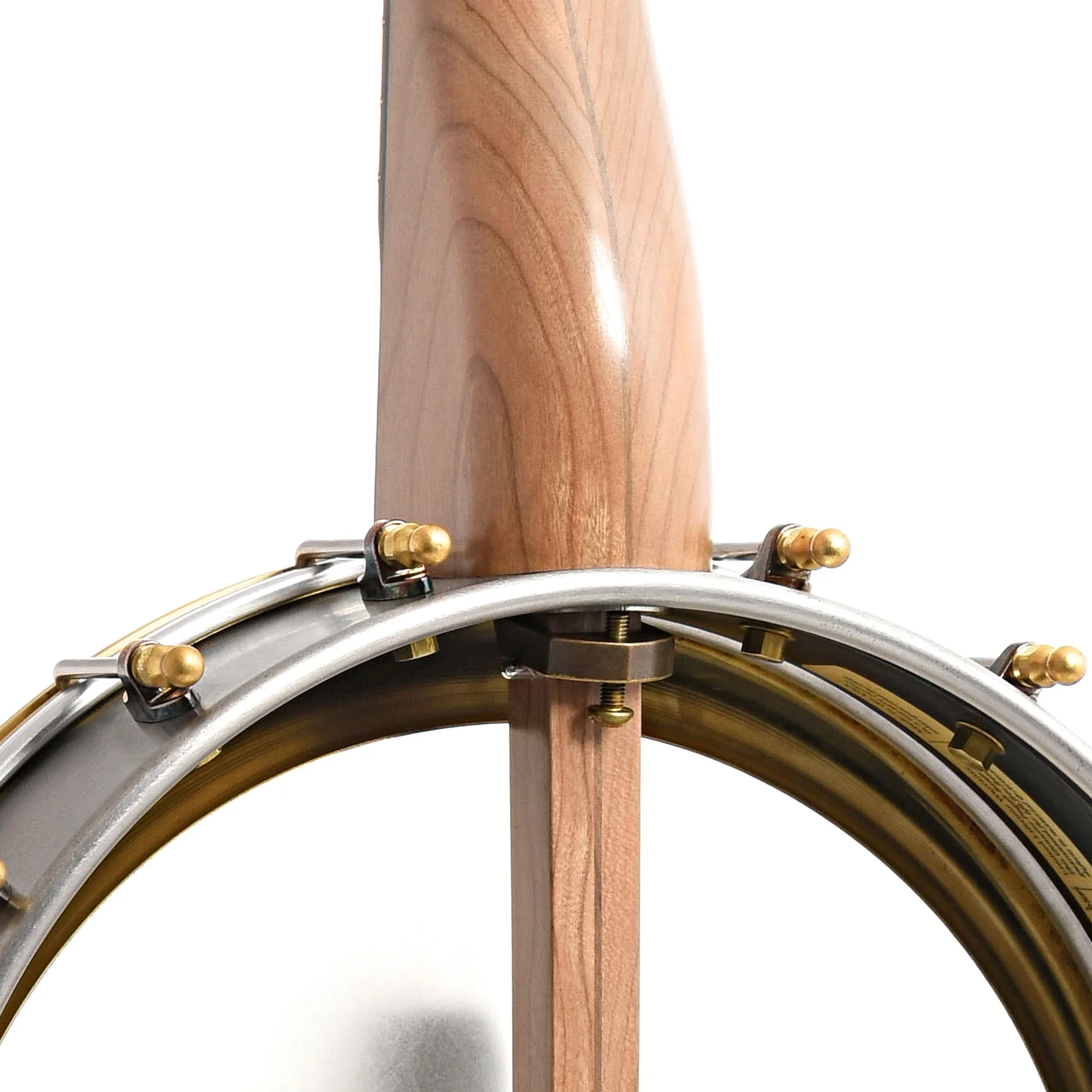 Pisgah Rambler Dobson 12in Short Scale Openback Banjo & Gigbag, Cherry - Image 8