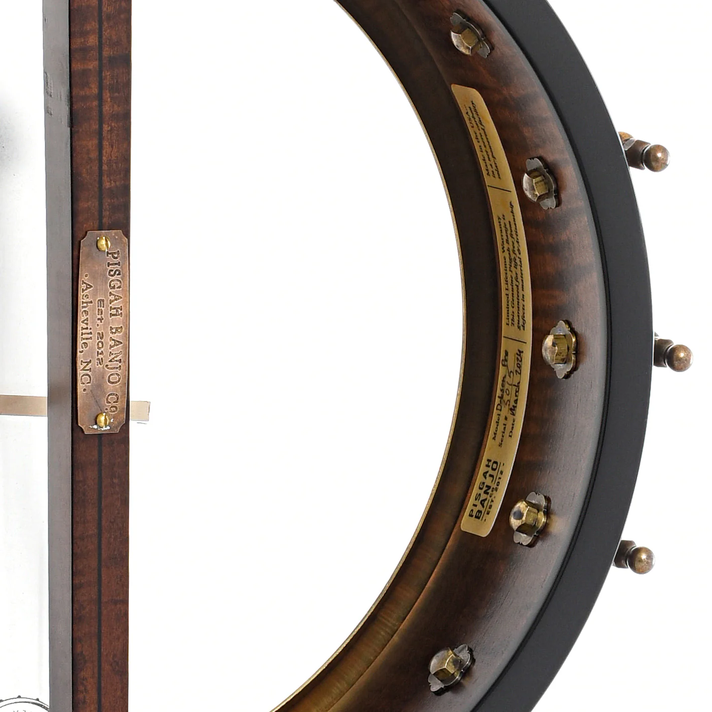 Pisgah Dobson Pro 12in Short Scale Openback Banjo & Gigbag - Image 8