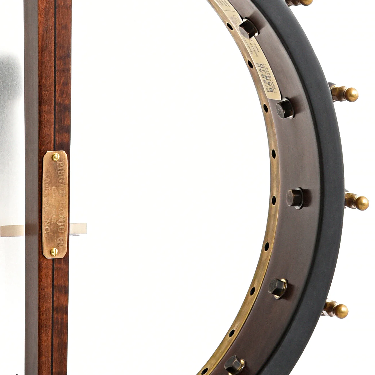 Pisgah Tubaphone 12in Short Scale Openback Banjo & Gigbag - Image 9