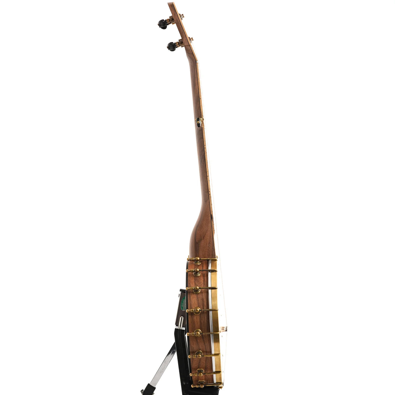 Pisgah Possum 12in Short Scale Openback Banjo & Gigbag, Walnut - Image 13