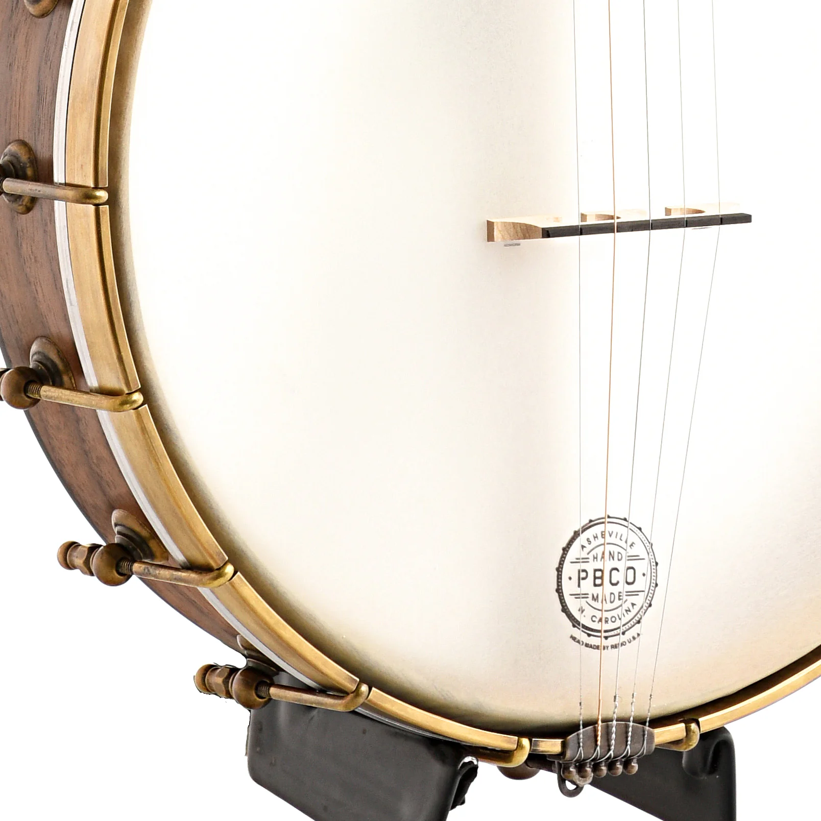 Pisgah Possum 12in Short Scale Openback Banjo & Gigbag, Walnut - Image 4