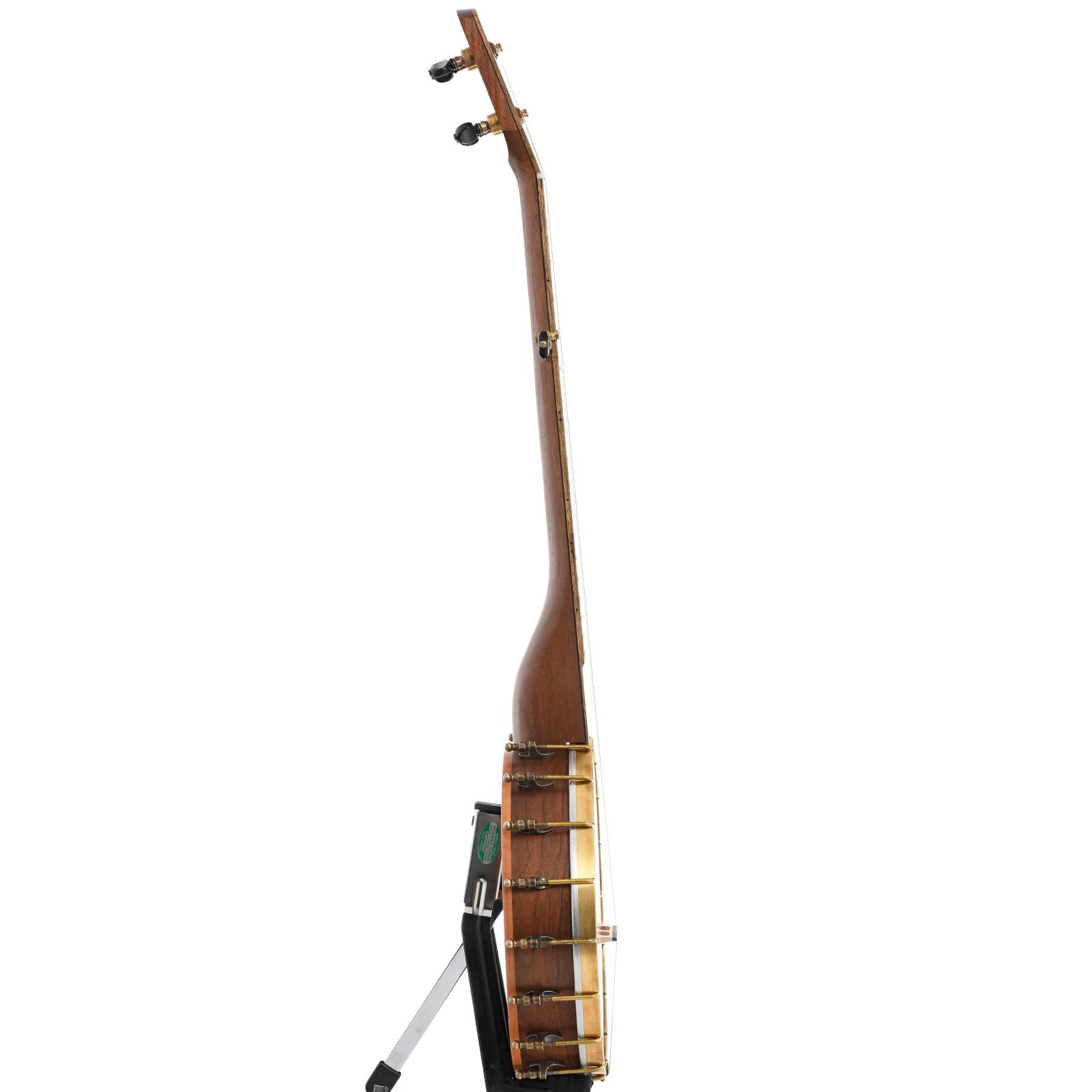 Pisgah Dobson 11in Short Scale Openback Banjo & Gigbag, Walnut - Image 13