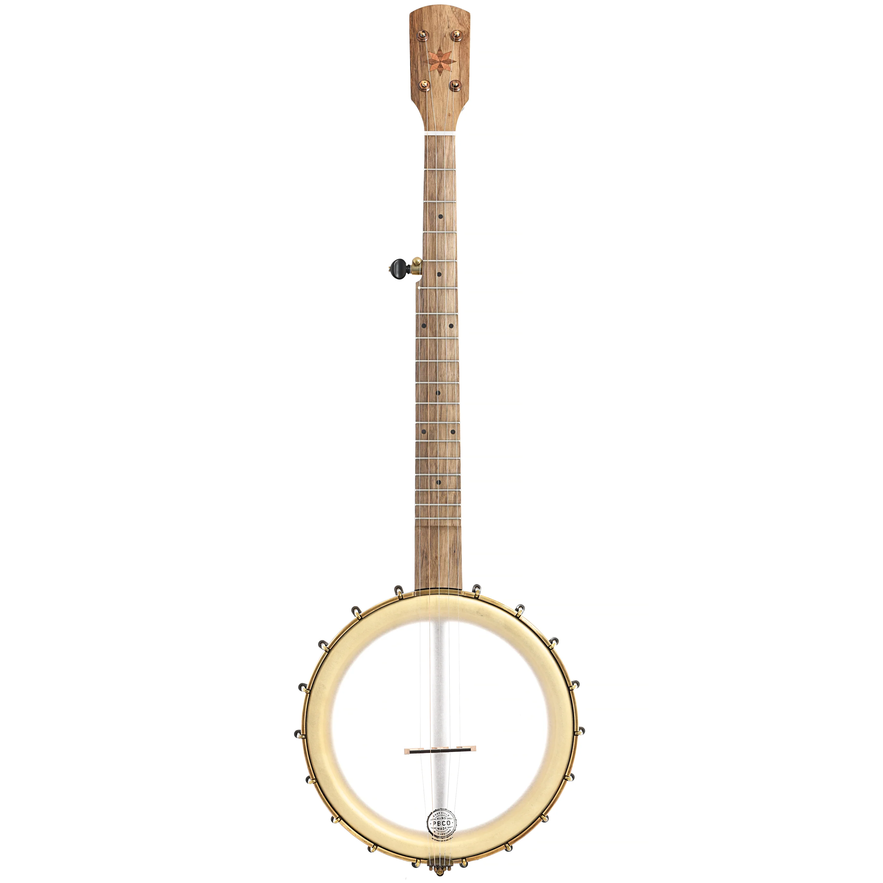 Pisgah Dobson 11in Short Scale Openback Banjo & Gigbag, Walnut - Image 16