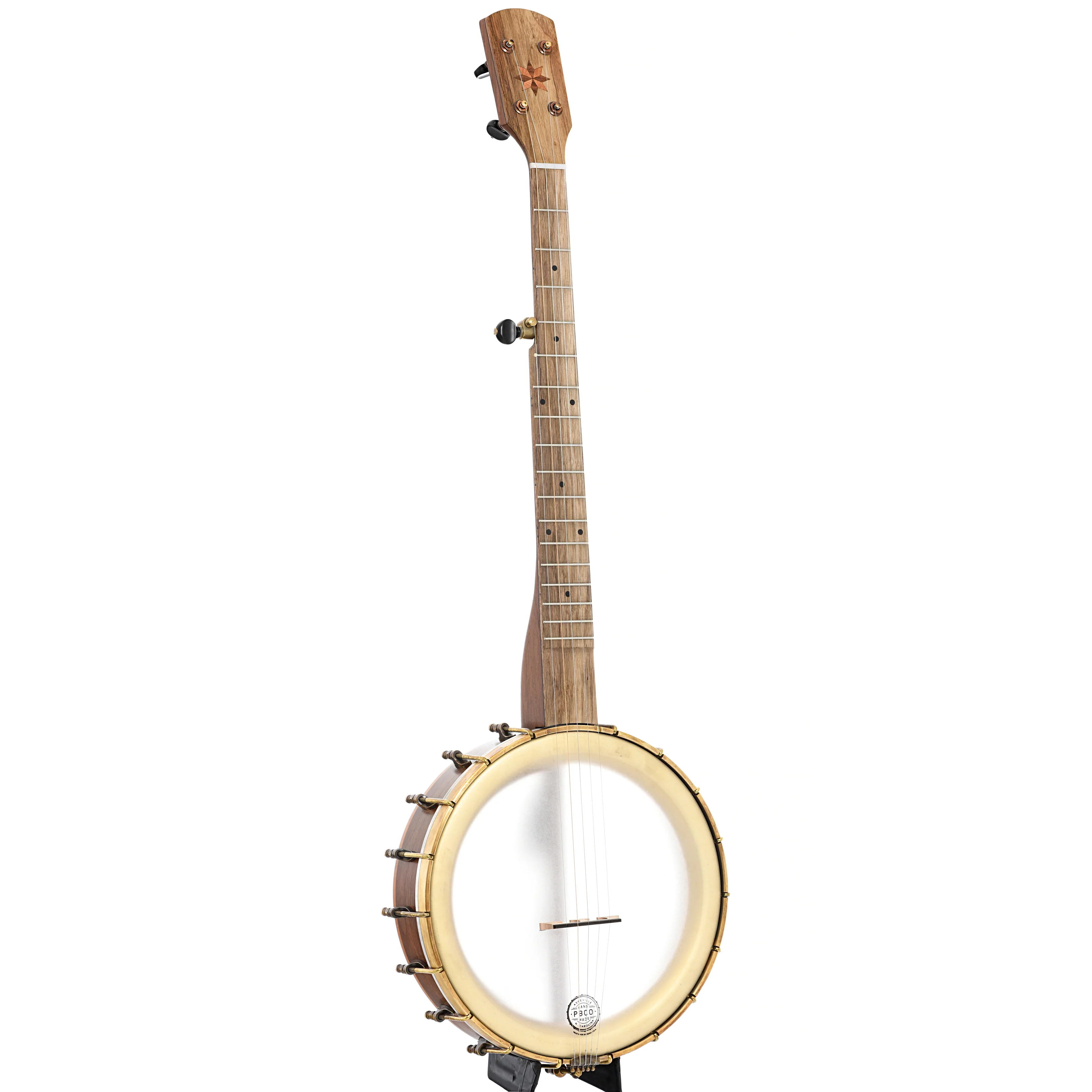 Pisgah Dobson 11in Short Scale Openback Banjo & Gigbag, Walnut - Image 3