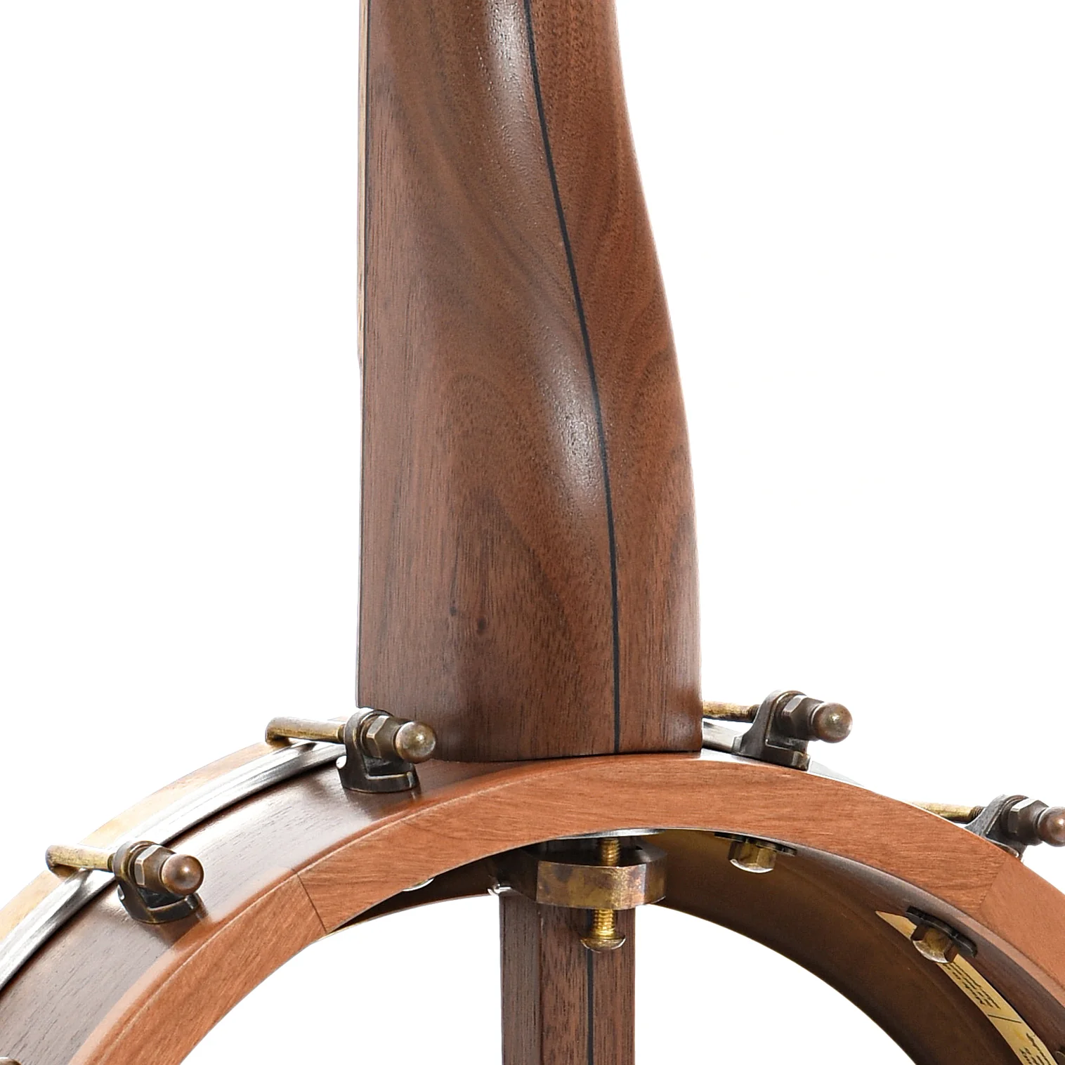 Pisgah Dobson 11in Short Scale Openback Banjo & Gigbag, Walnut - Image 9