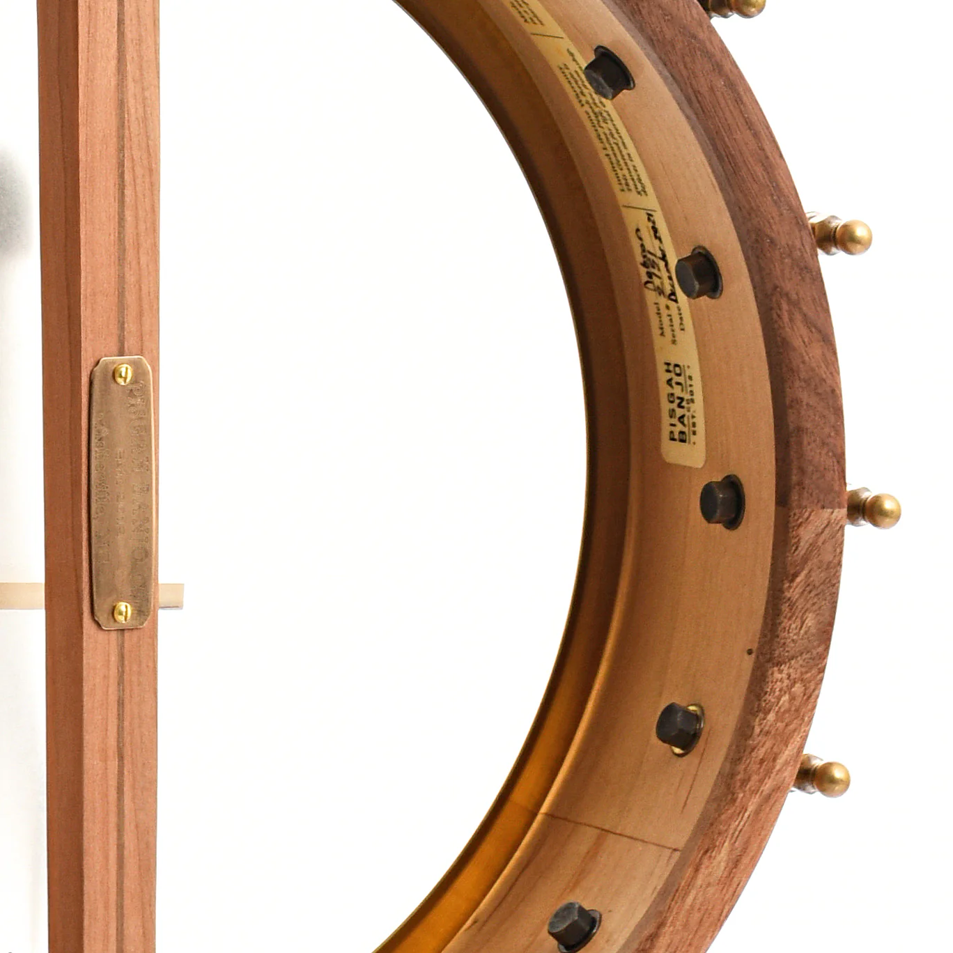 Pisgah Dobson 12in Short Scale Openback Banjo & Gigbag, Cherry - Image 10