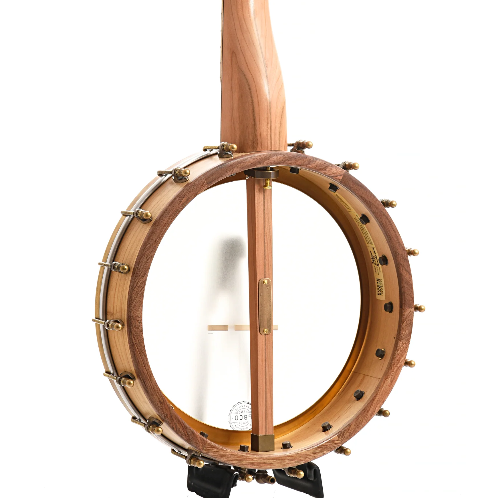 Pisgah Dobson 12in Short Scale Openback Banjo & Gigbag, Cherry - Image 11
