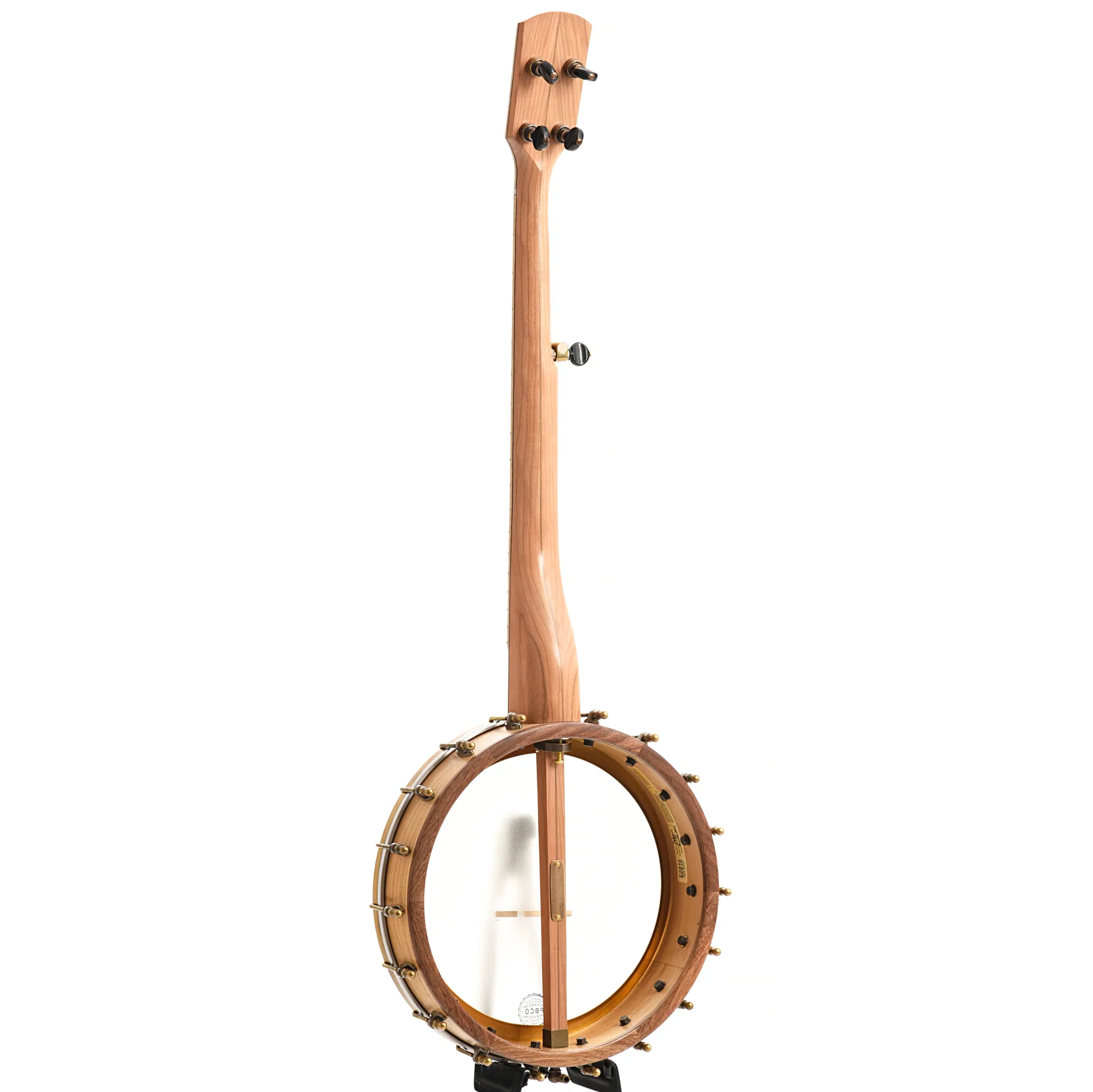 Pisgah Dobson 12in Short Scale Openback Banjo & Gigbag, Cherry - Image 12