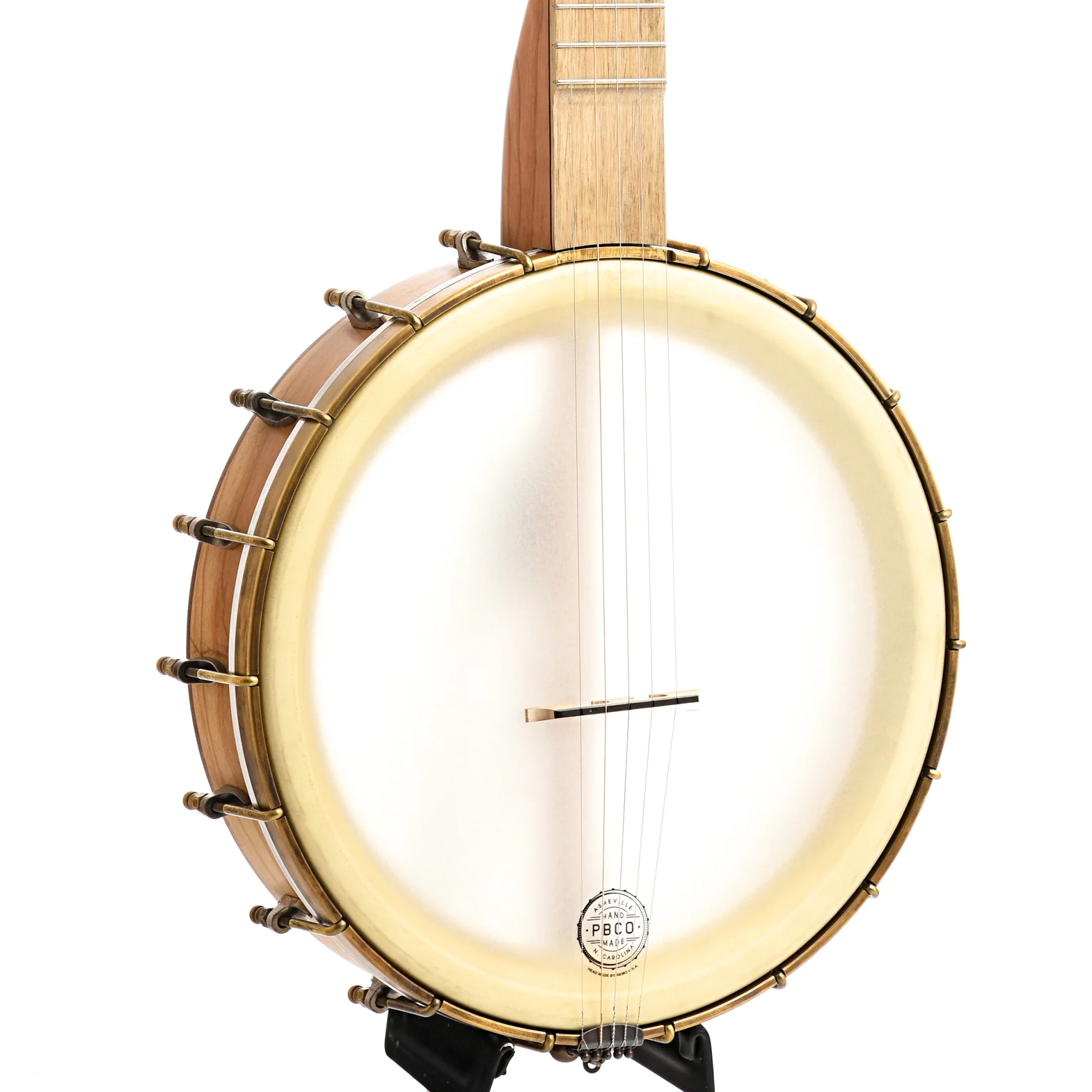 Pisgah Dobson 12in Short Scale Openback Banjo & Gigbag, Cherry - Image 3