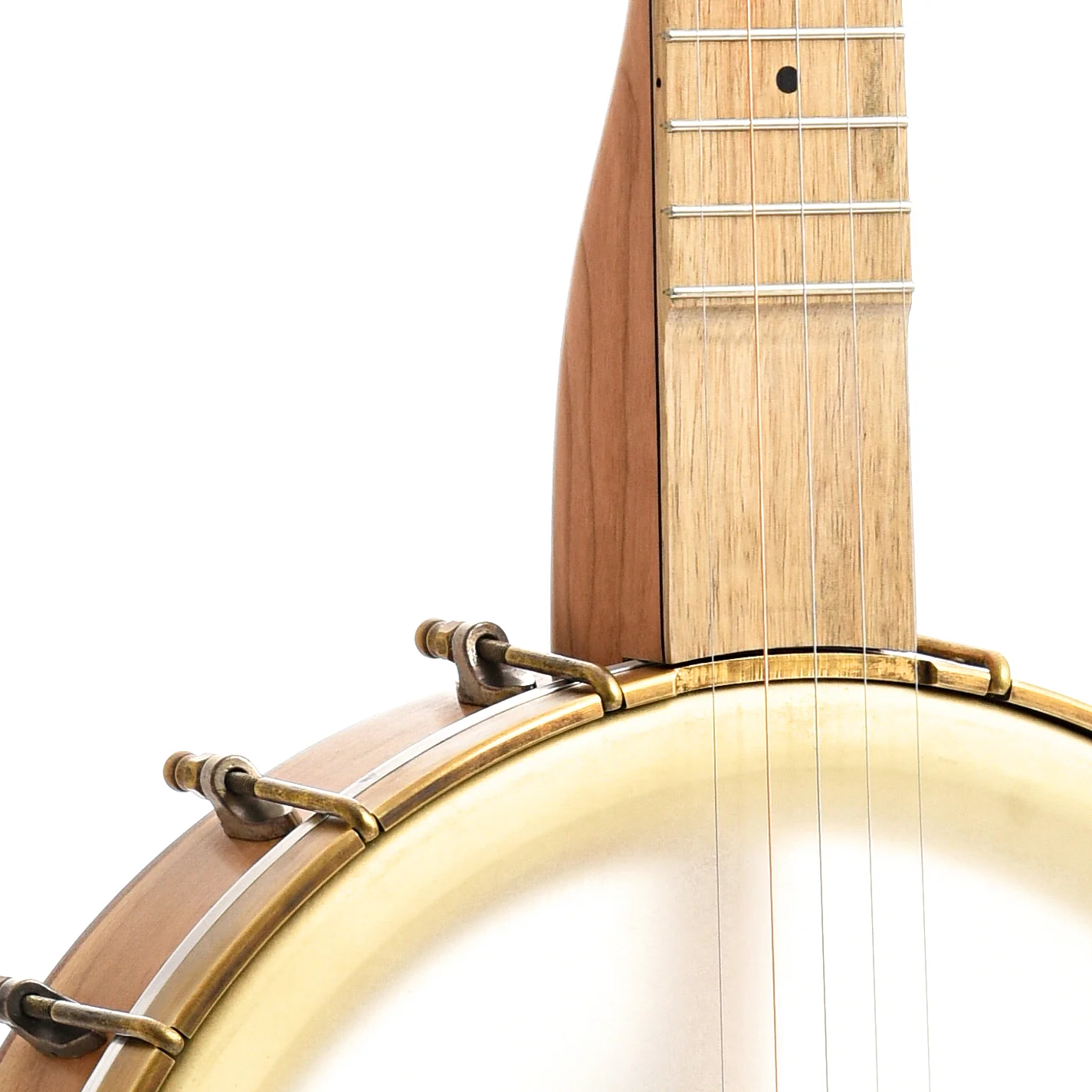 Pisgah Dobson 12in Short Scale Openback Banjo & Gigbag, Cherry - Image 5