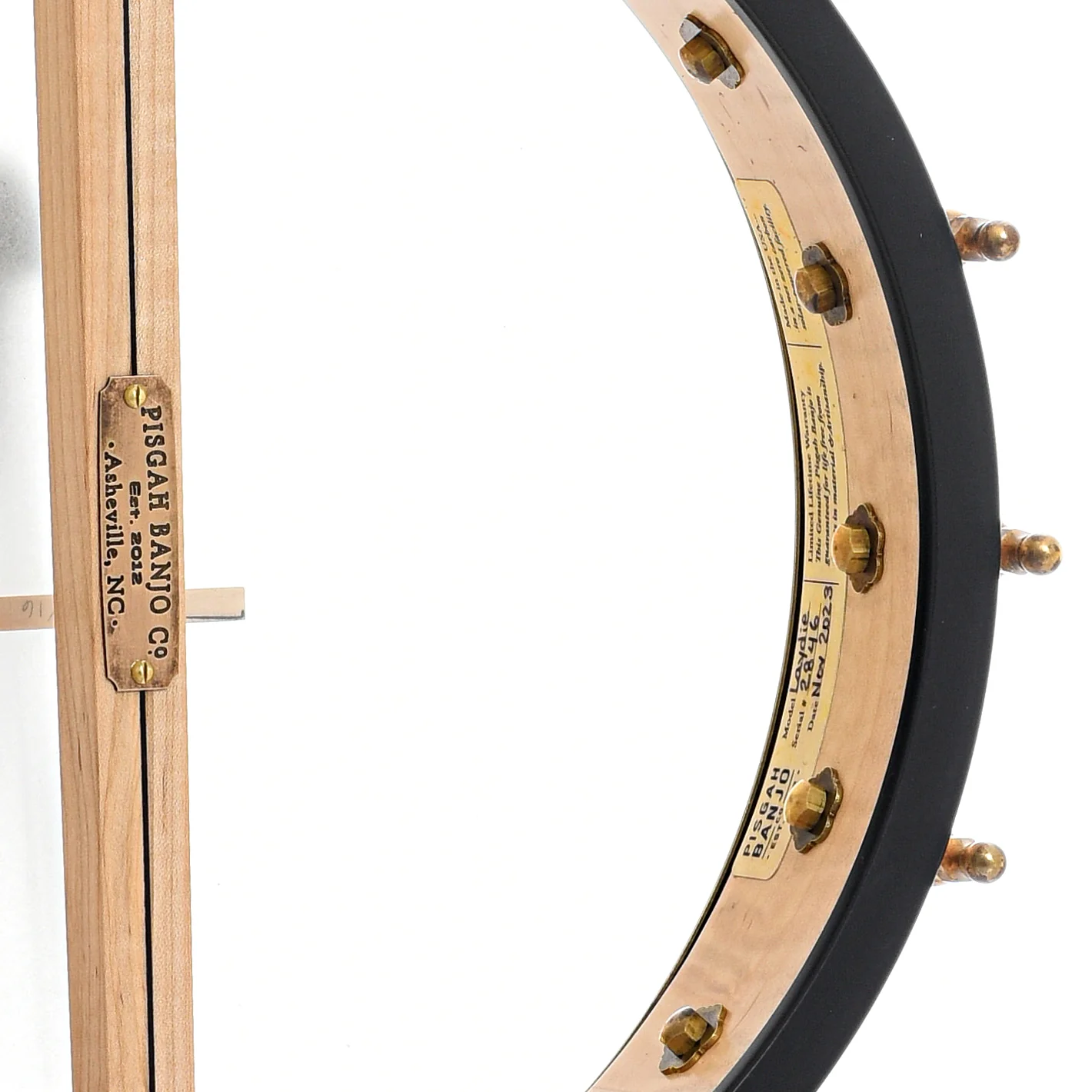 Pisgah Laydie 12in Short Scale Openback Banjo & Gigbag - Image 10