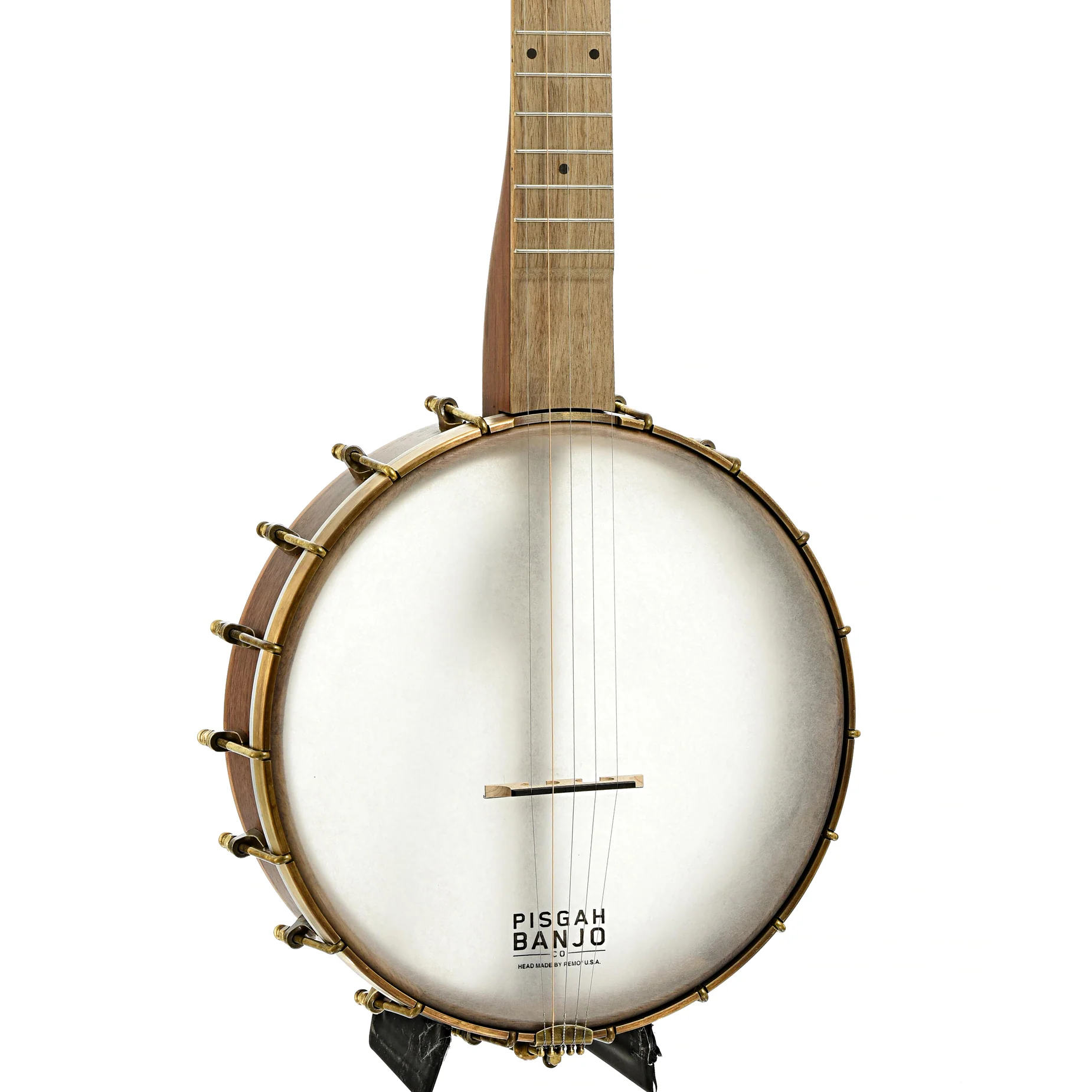 Pisgah Possum 11in Short Scale Openback Banjo & Gigbag, Walnut - Image 2