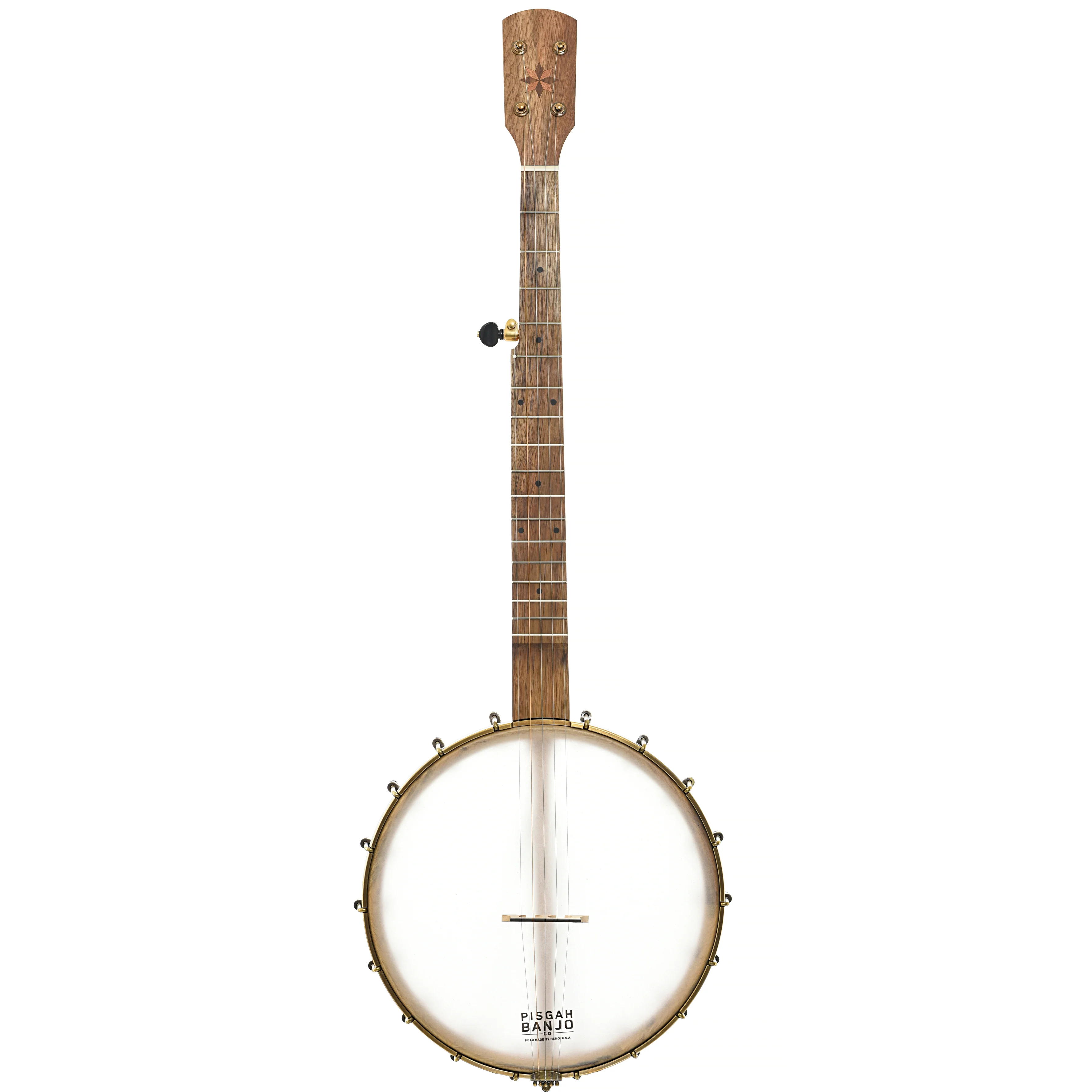 Pisgah Possum 12in Short Scale Openback Banjo & Gigbag, Cherry - Image 15