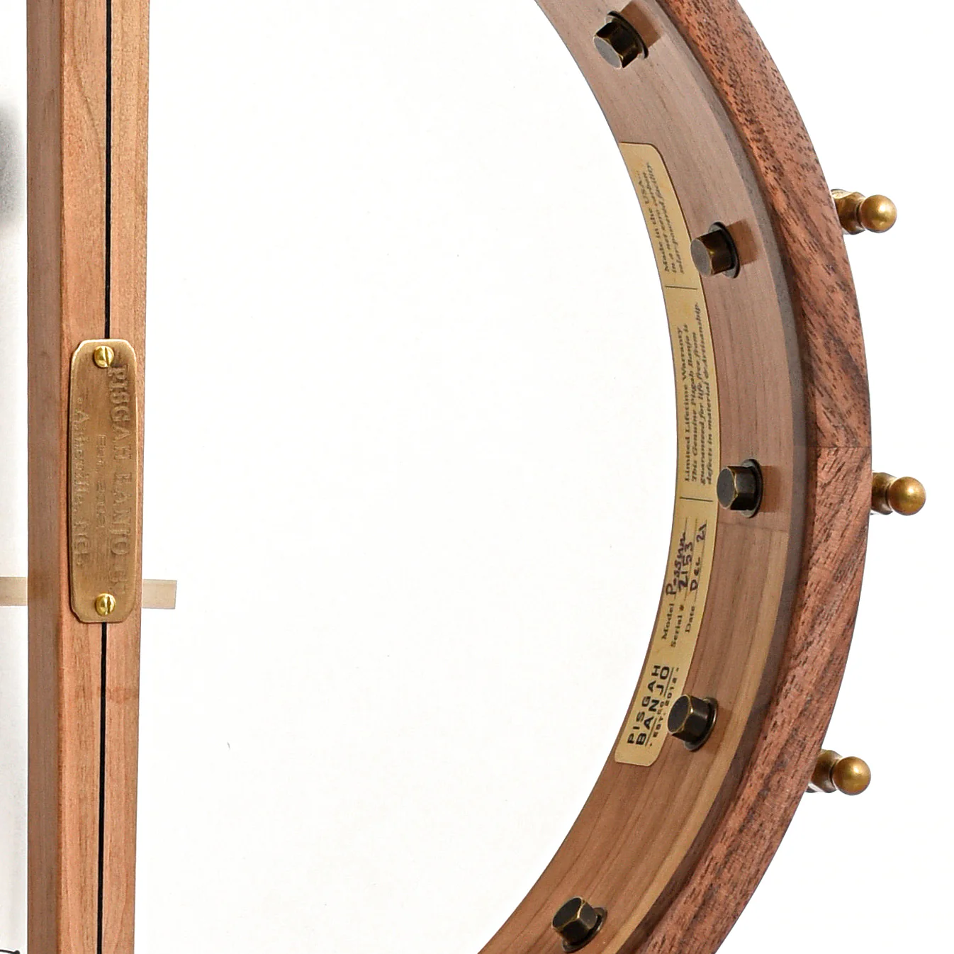 Pisgah Possum 12in Openback Banjo & Gigbag, Cherry - Image 10