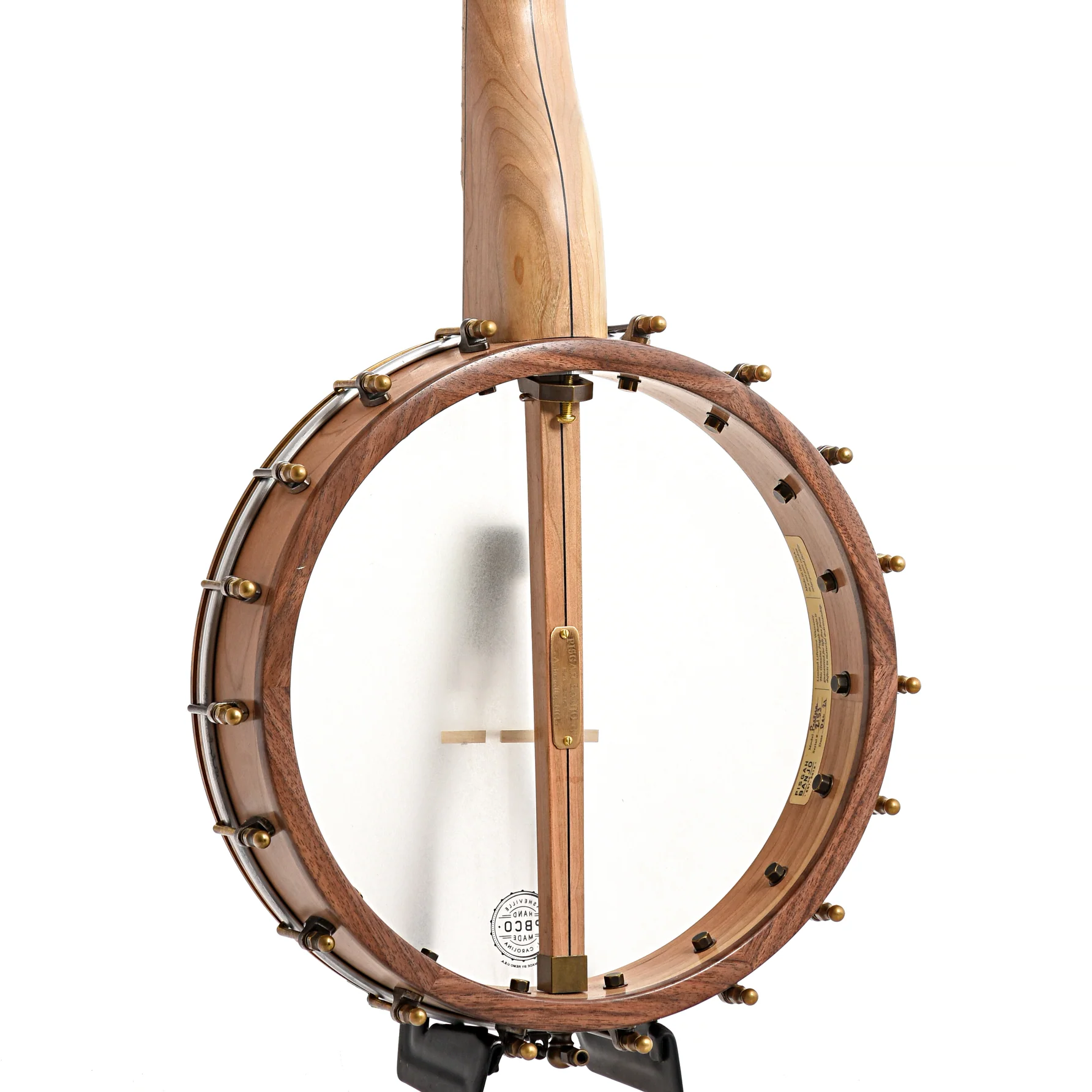 Pisgah Possum 12in Openback Banjo & Gigbag, Cherry - Image 11