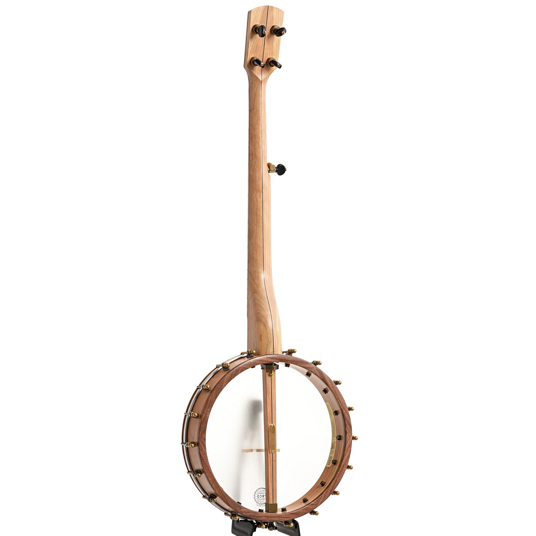 Pisgah Possum 12in Openback Banjo & Gigbag, Cherry - Image 12