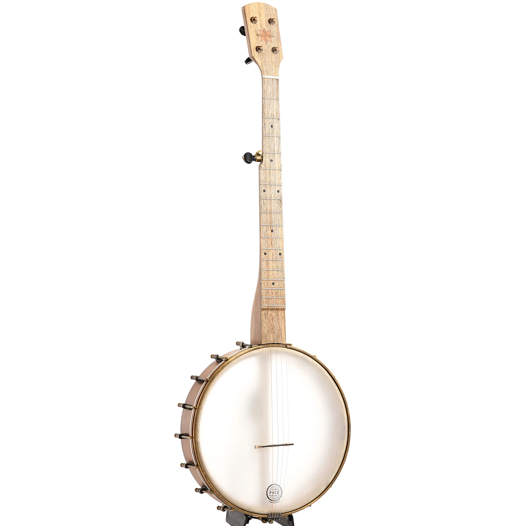 Pisgah Possum 12in Openback Banjo & Gigbag, Cherry - Image 3