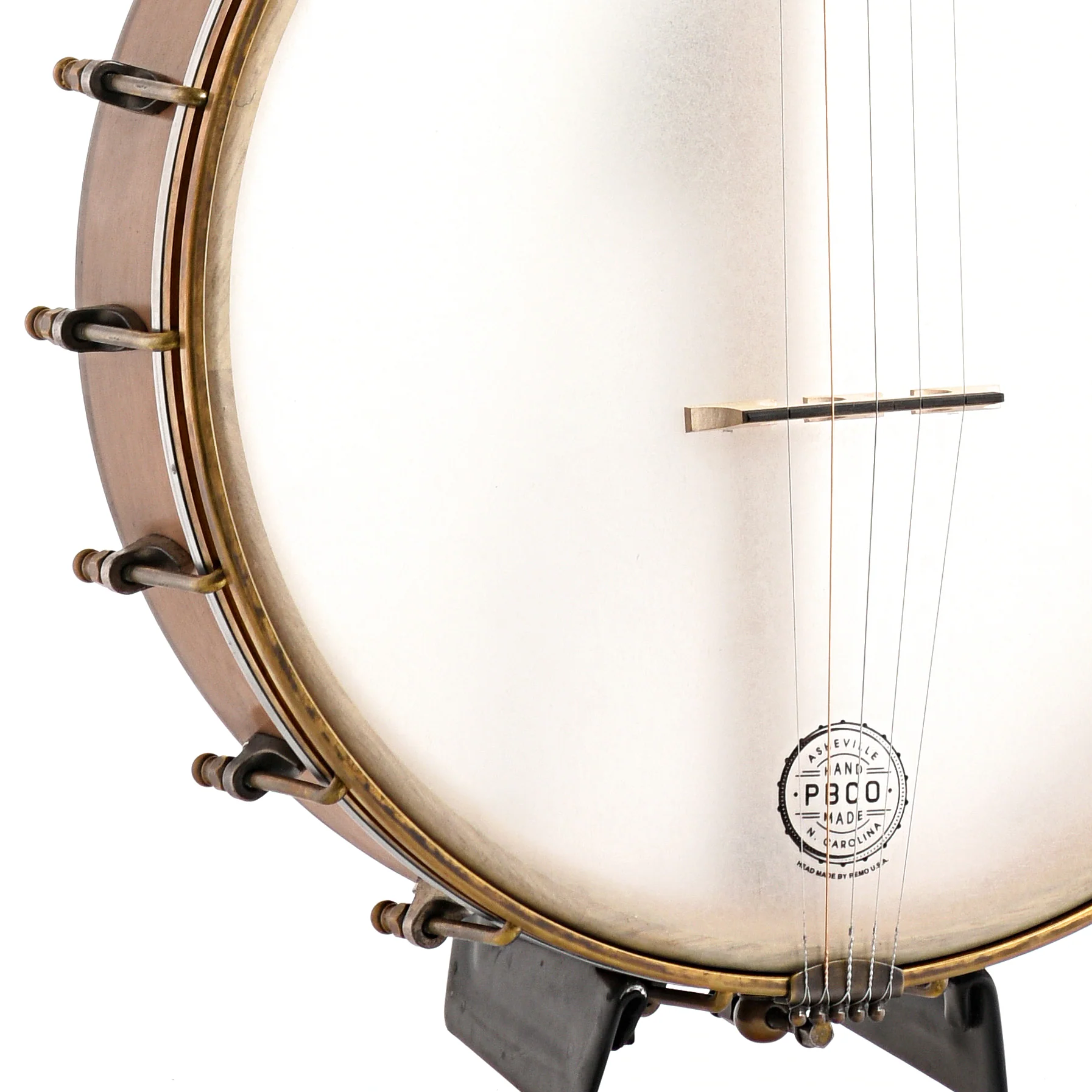 Pisgah Possum 12in Openback Banjo & Gigbag, Cherry - Image 4