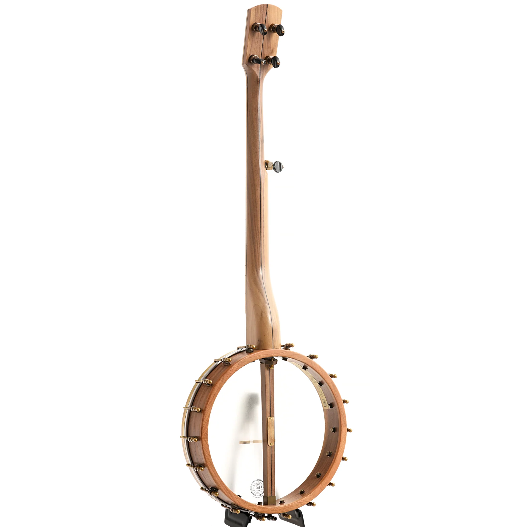 Pisgah Possum 12in Openback Banjo & Gigbag, Walnut - Image 11