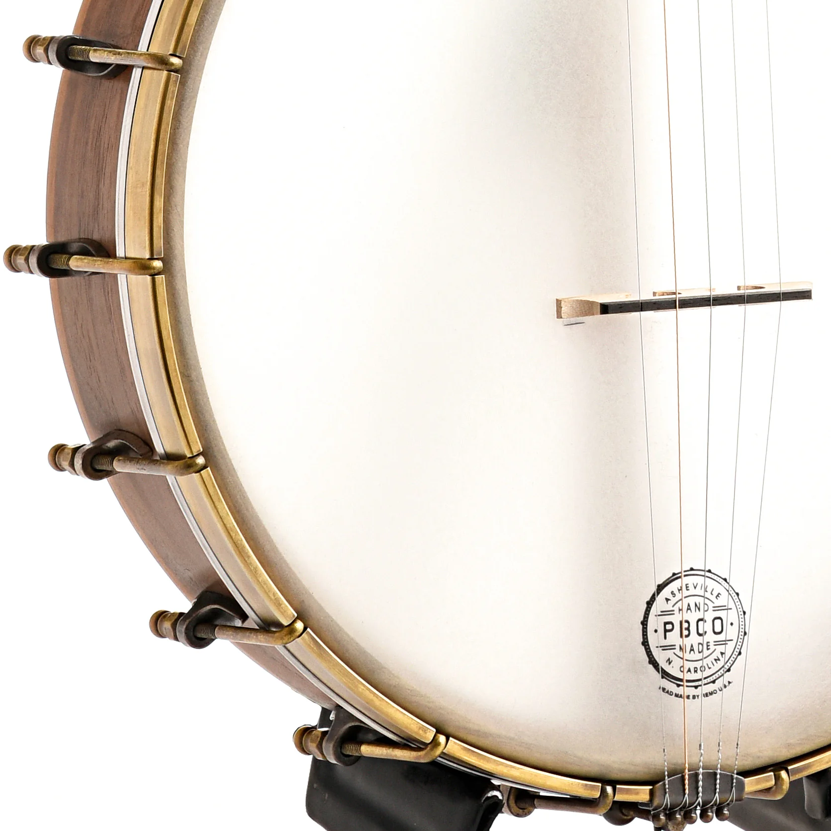 Pisgah Possum 12in Openback Banjo & Gigbag, Walnut - Image 3