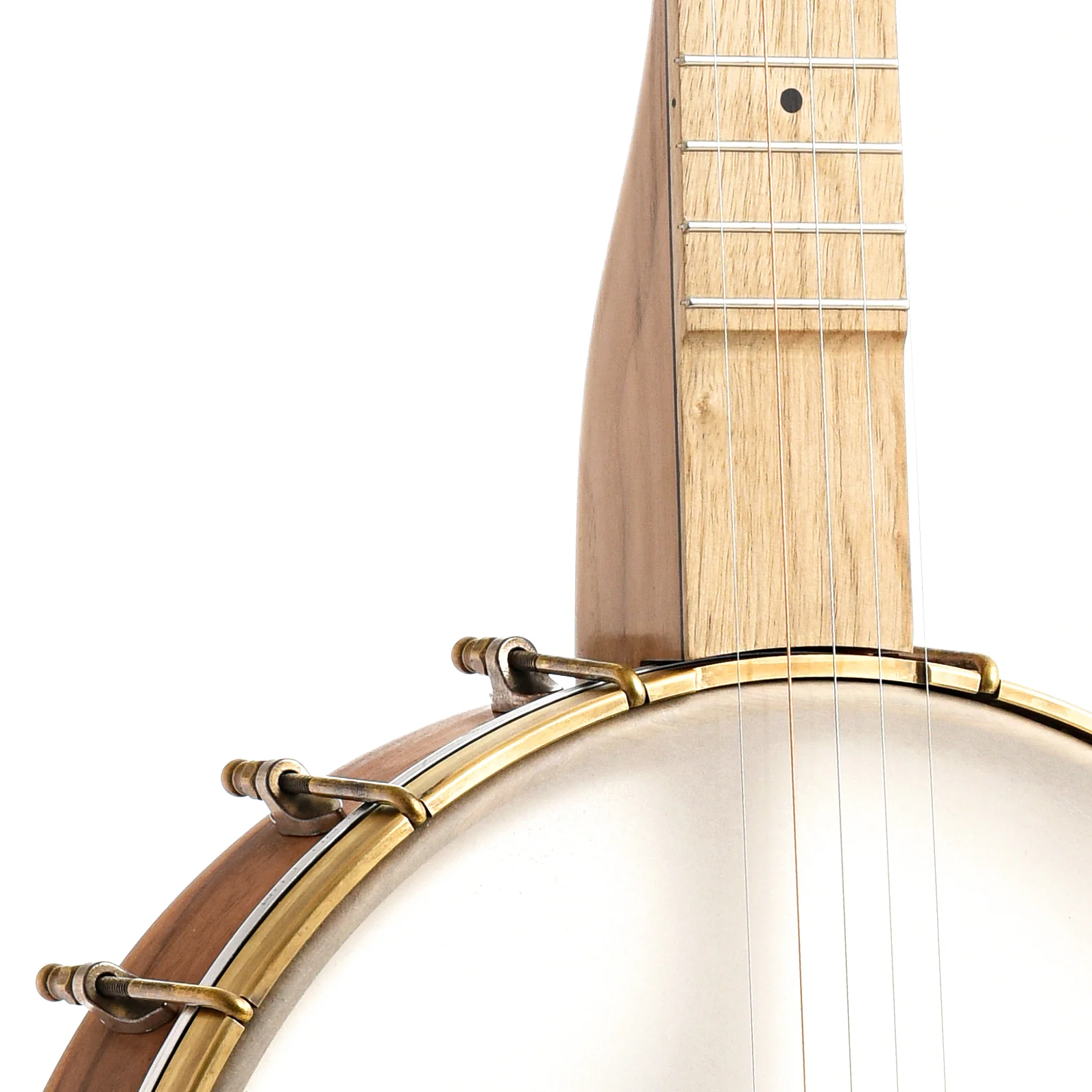 Pisgah Possum 12in Openback Banjo & Gigbag, Walnut - Image 4