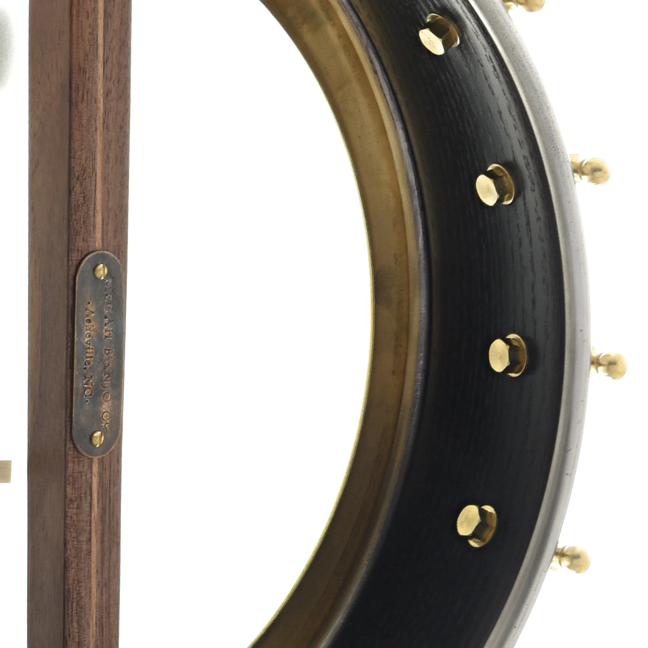 Pisgah Rambler Dobson 11in A-Scale Openback Banjo & Gigbag, Walnut - Image 11