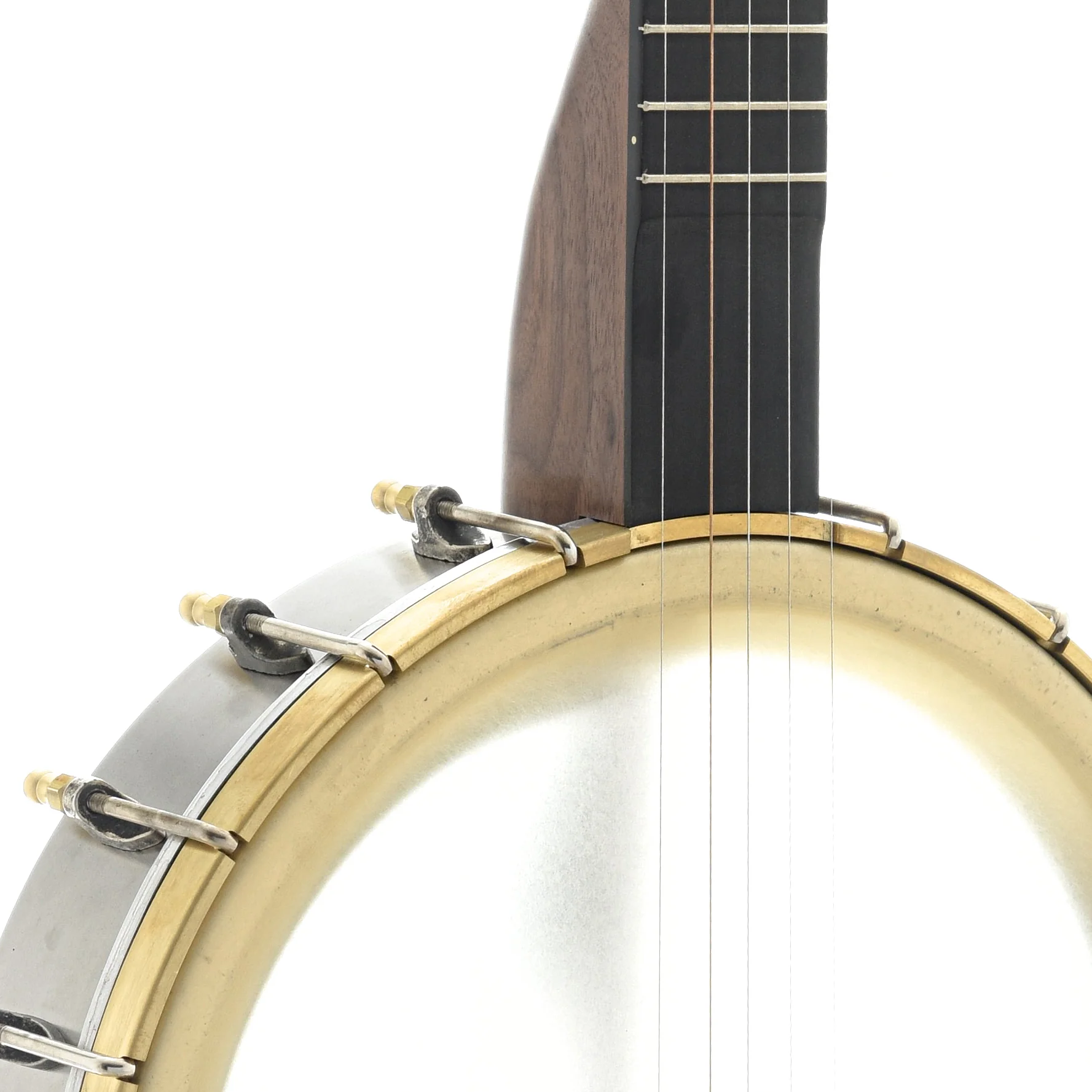 Pisgah Rambler Dobson 11in A-Scale Openback Banjo & Gigbag, Walnut - Image 4