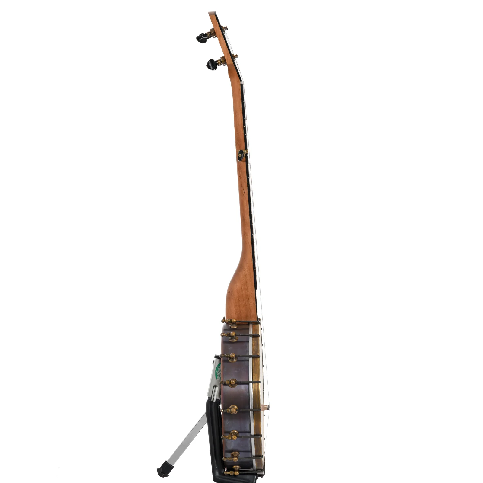 Pisgah Rambler Dobson Special 12in Short Scale Openback Banjo & Gigbag, Cherry & Copper - Image 14