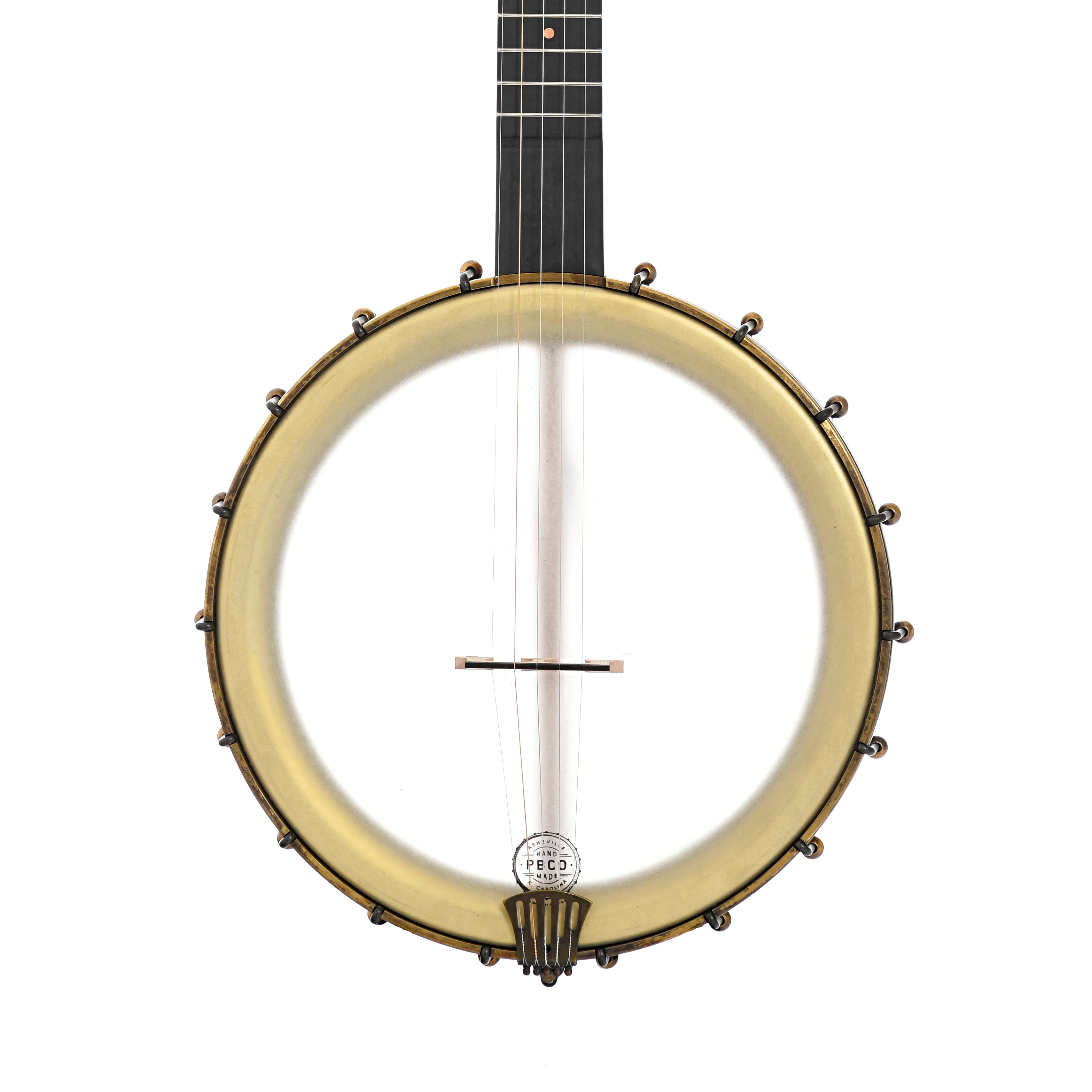 Pisgah Rambler Dobson Special 12in Short Scale Openback Banjo & Gigbag, Cherry & Copper - Image 2