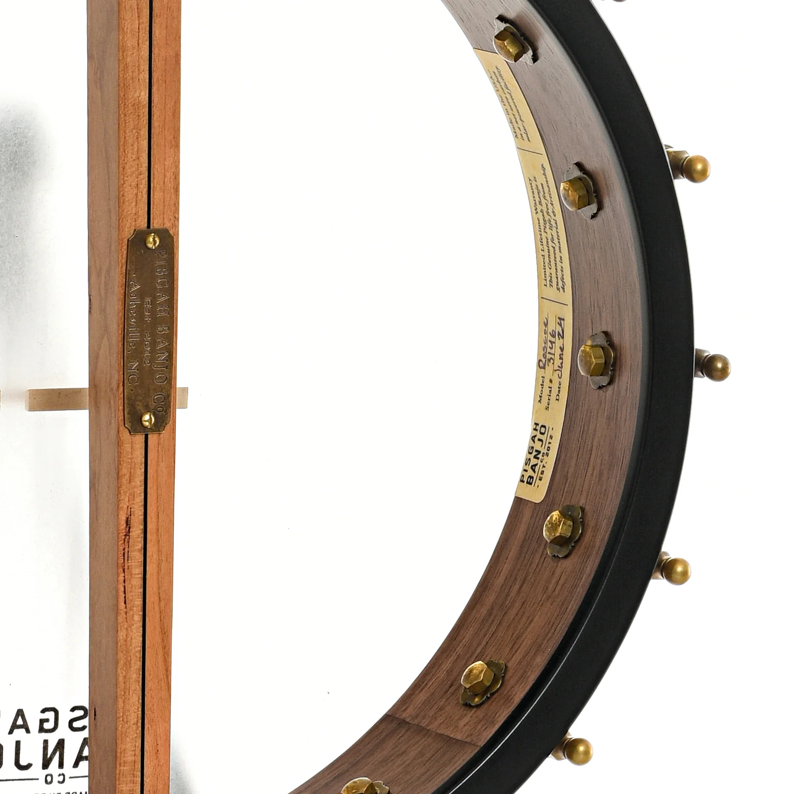 Pisgah Roscoe 12in Openback Banjo & Gigbag - Image 11