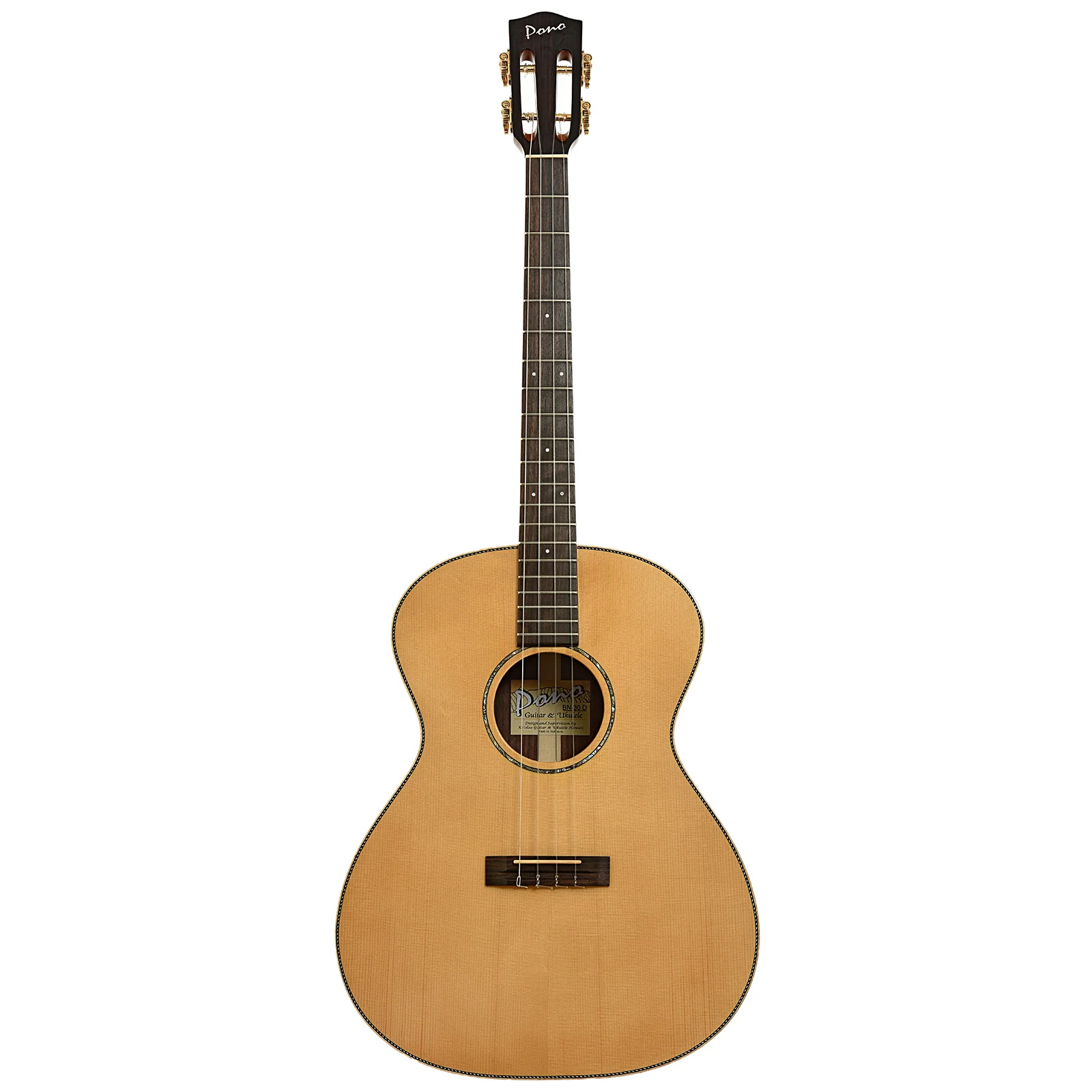 Pono BN-30D Baritone Nui Guitar Ukulele (c.2015) - Image 14