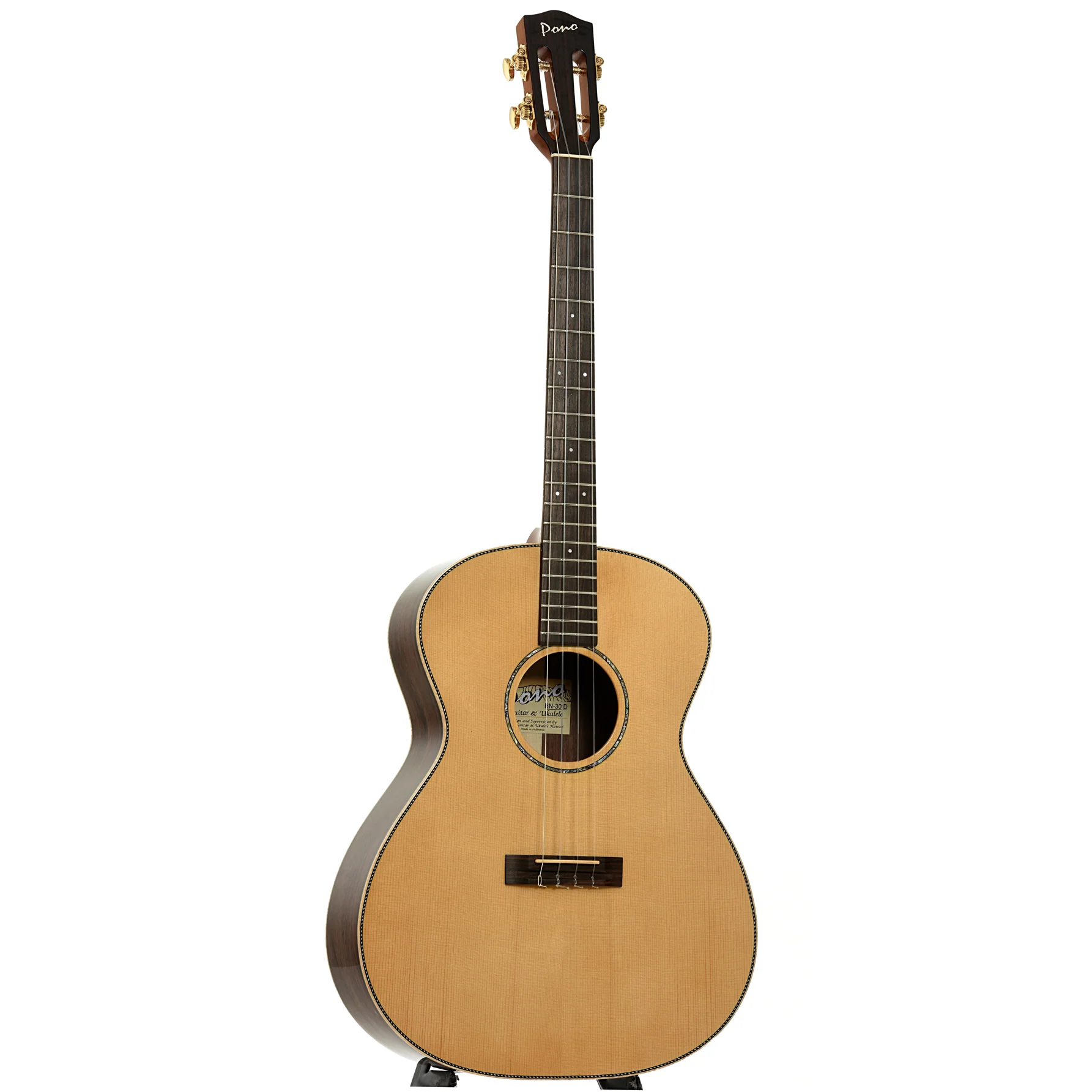 Pono BN-30D Baritone Nui Guitar Ukulele (c.2015) - Image 3