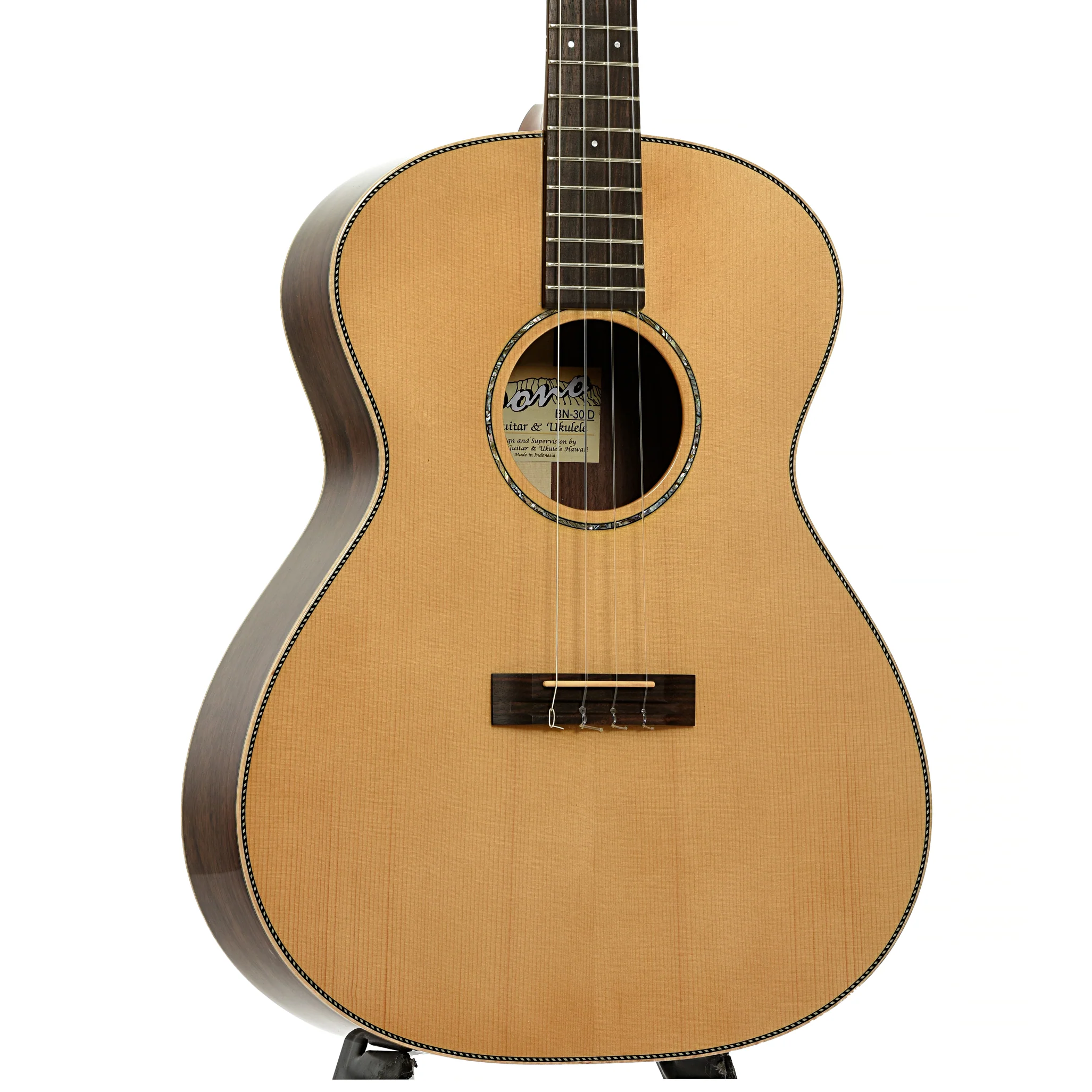 Pono BN-30D Baritone Nui Guitar Ukulele (c.2015) - Image 4