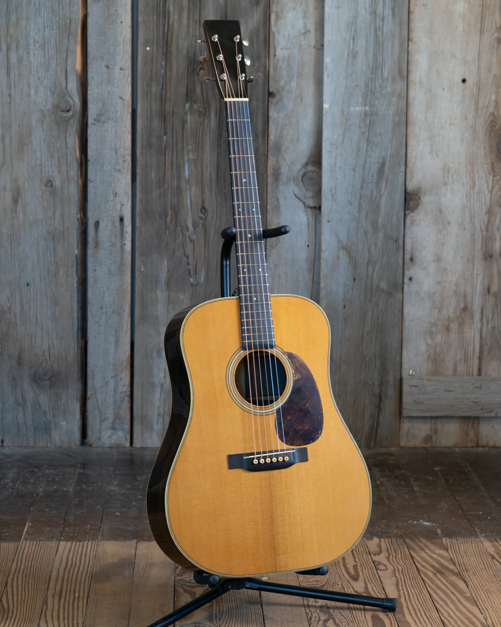 Pre-War Guitars Co. Herringbone Brazilian Rosewood Dreadnought Acoustic Guitar, Level 1 Aging - Image 3