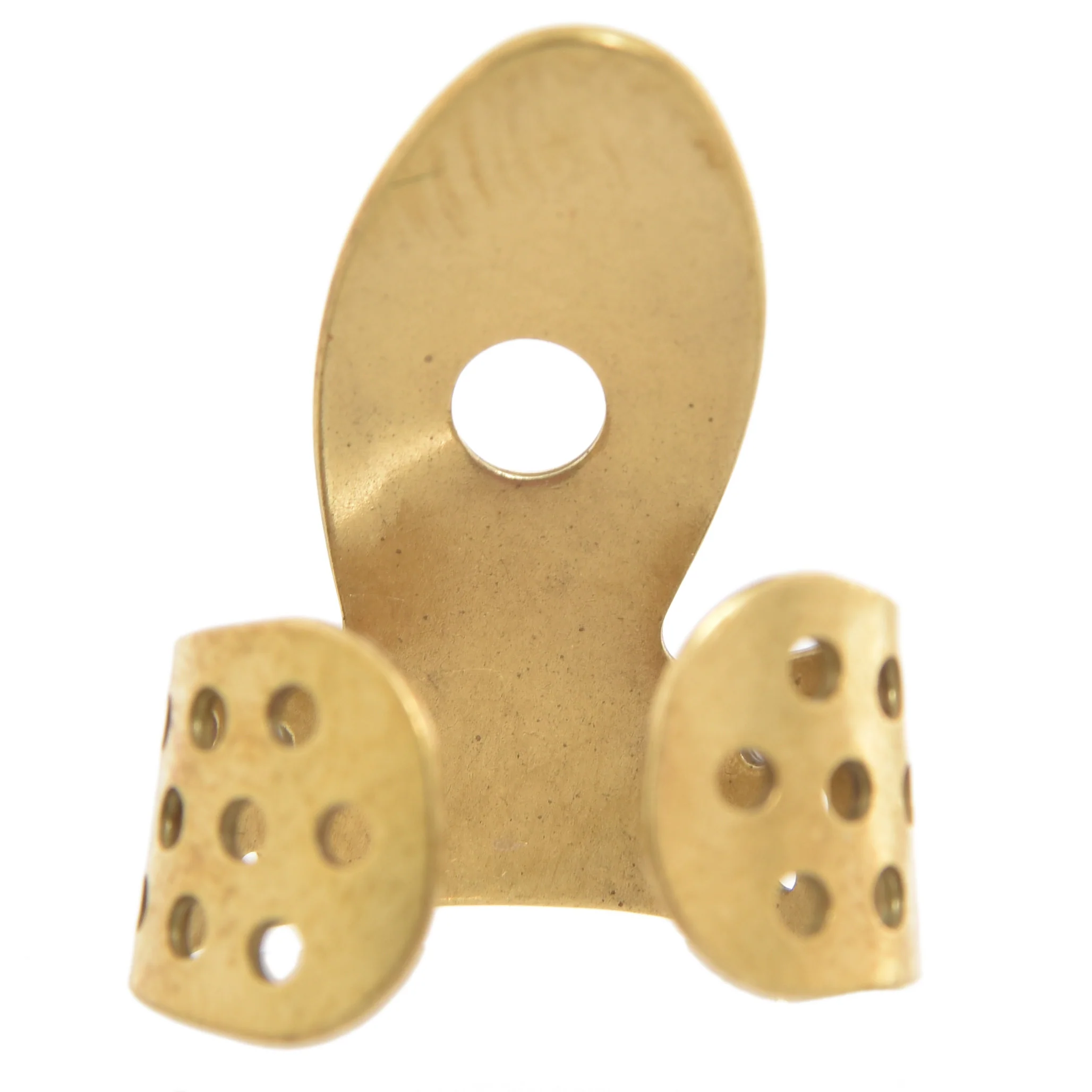 Propik Brass Resophonic Guitar Fingerpick, Single Wrap, Medium - Image 3