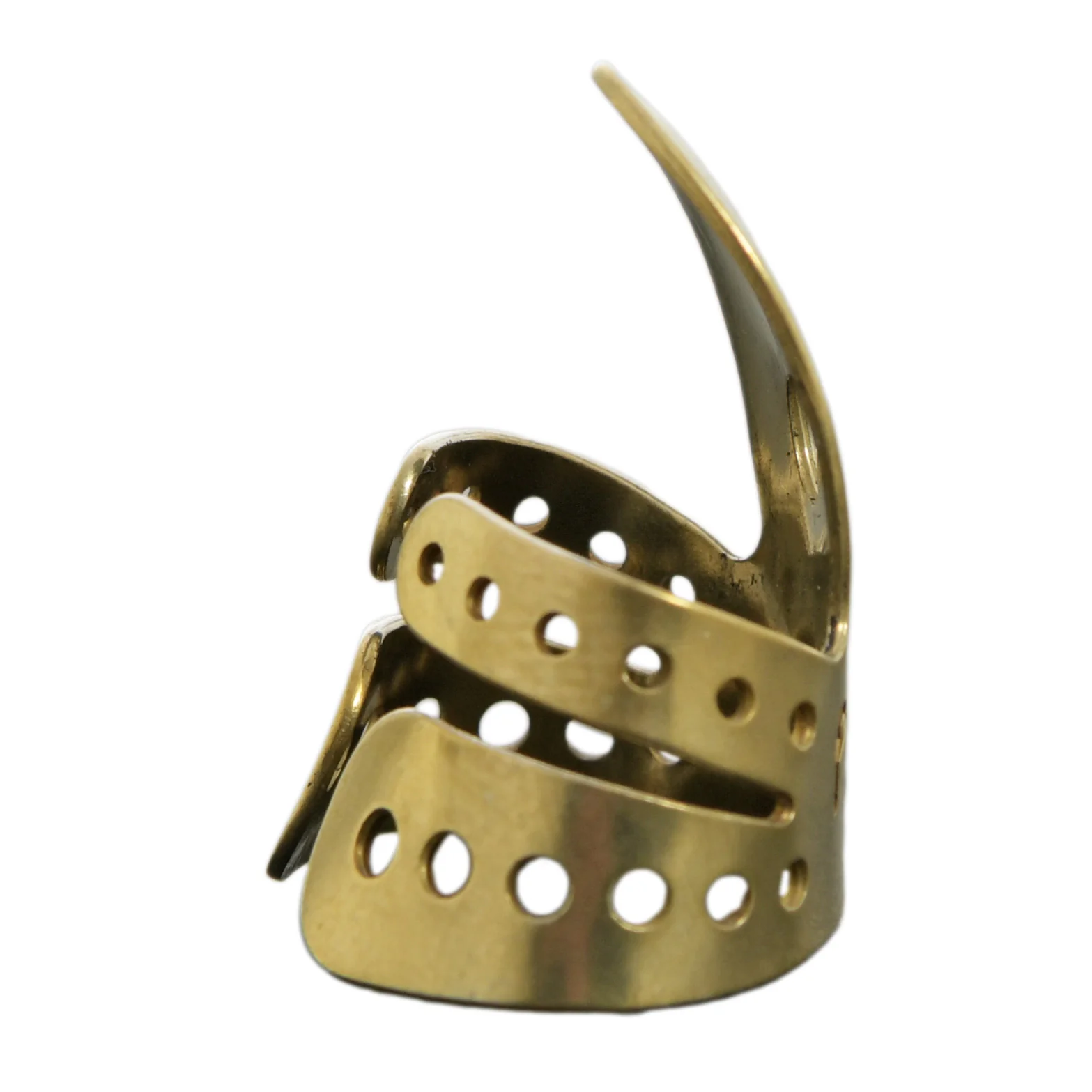 Propik Brass Straight Fingerpick, Split Wrap, Blade 2 - Image 3