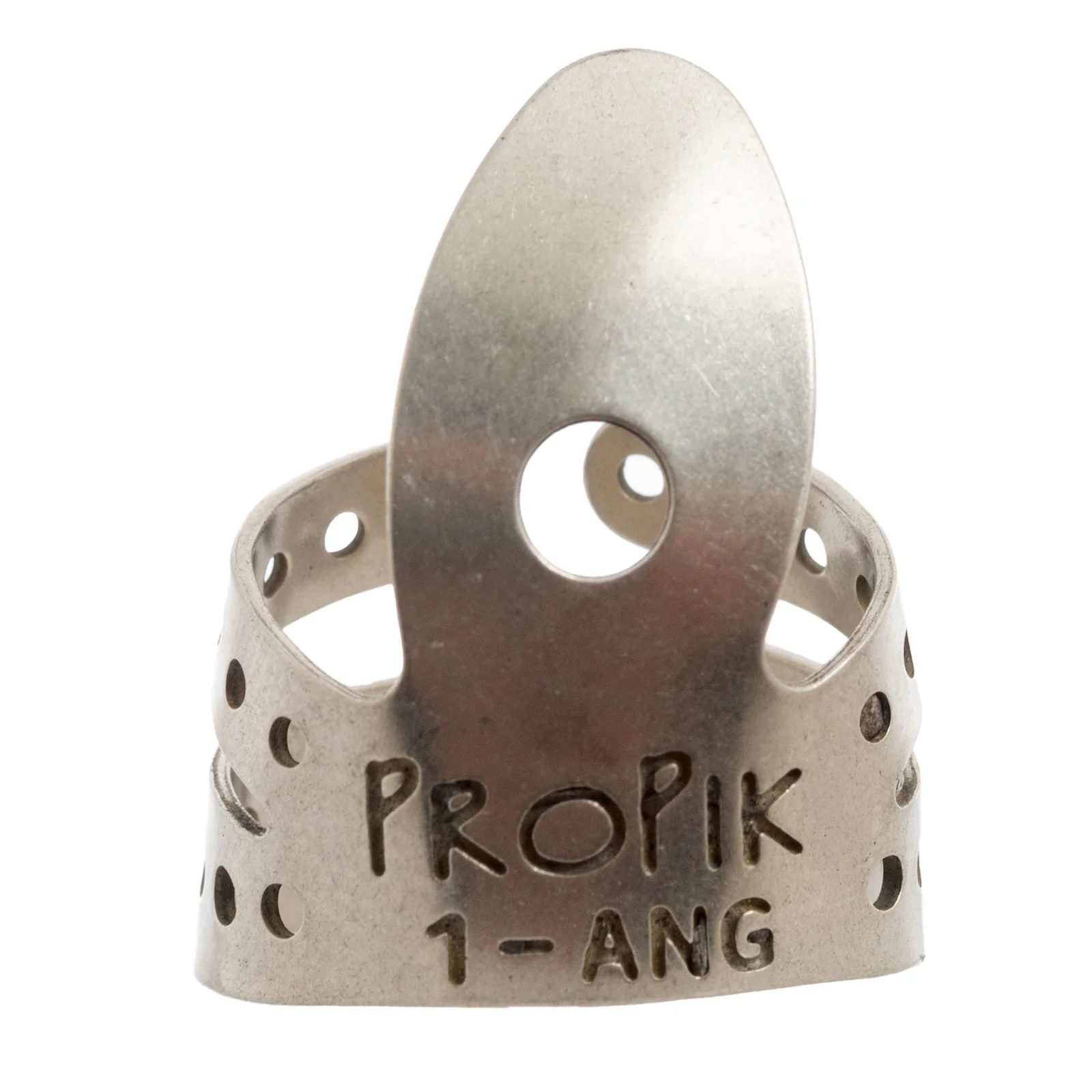 Propik Nickel "Fast Pick" Angled Fingerpick, Split Wrap, Blade 1 - Image 2