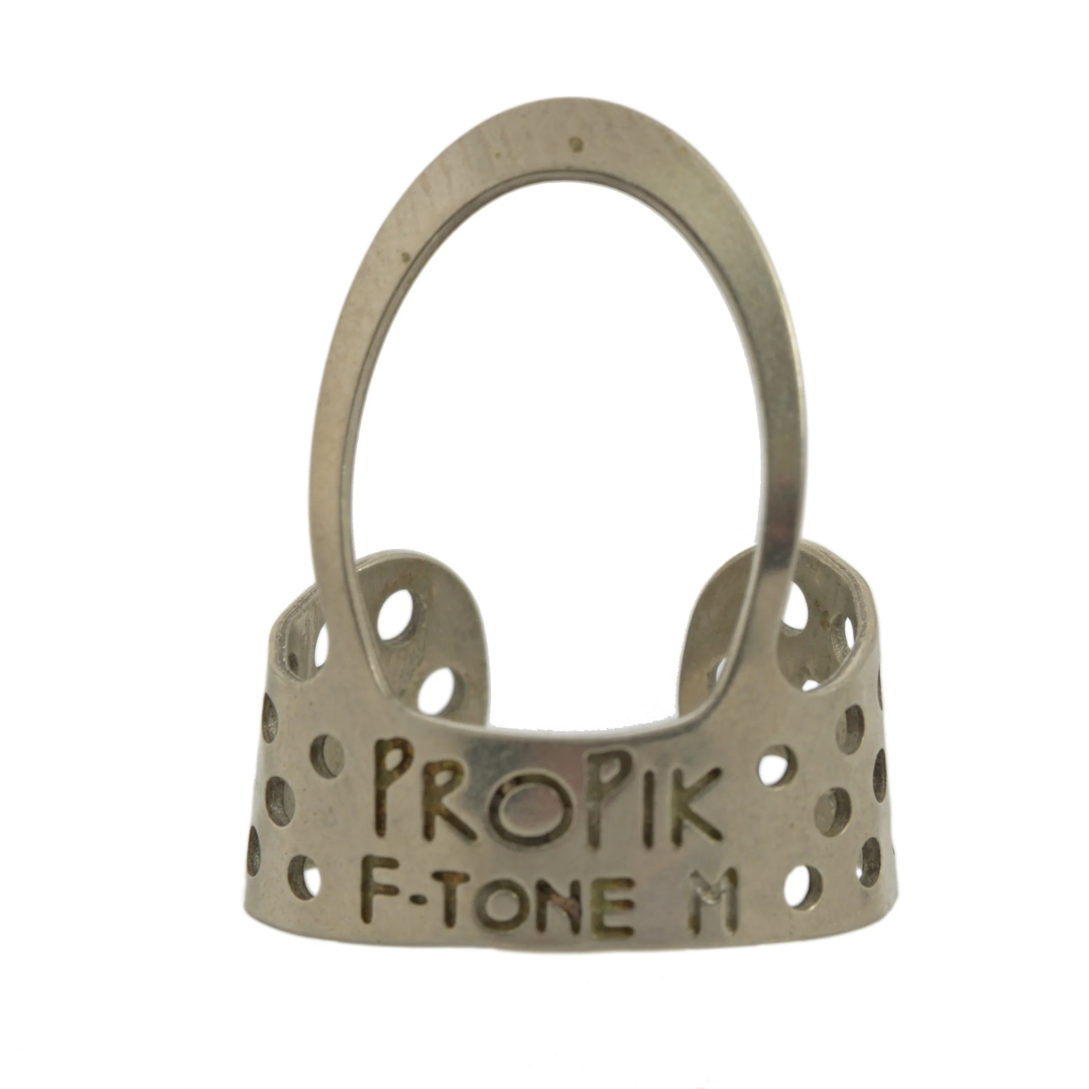 Propik Nickel Fingertone Fingerpick, Single Wrap, Medium - Image 2