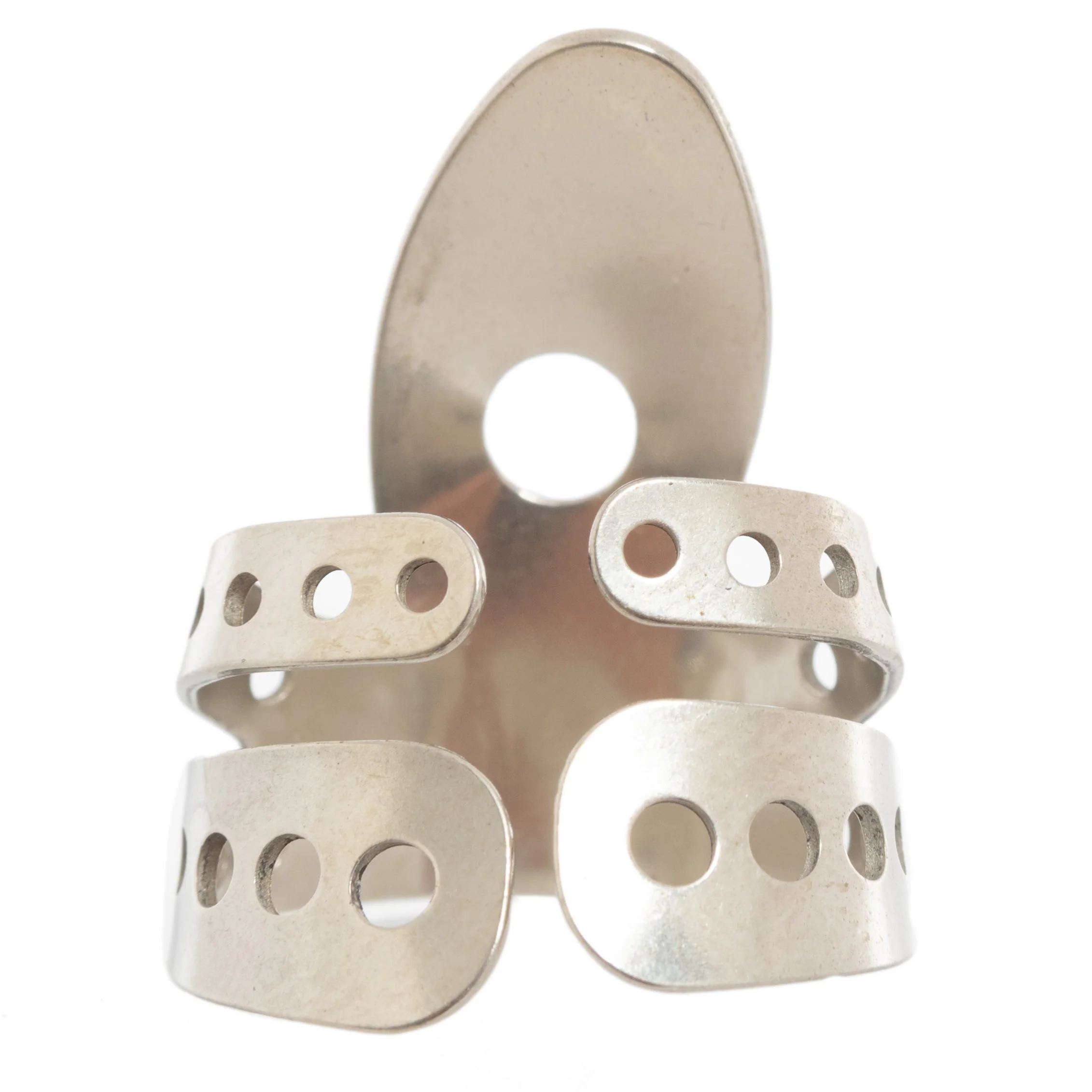 Propik Nickel Resophonic Guitar Fingerpick, Split Wrap, Large - Image 4