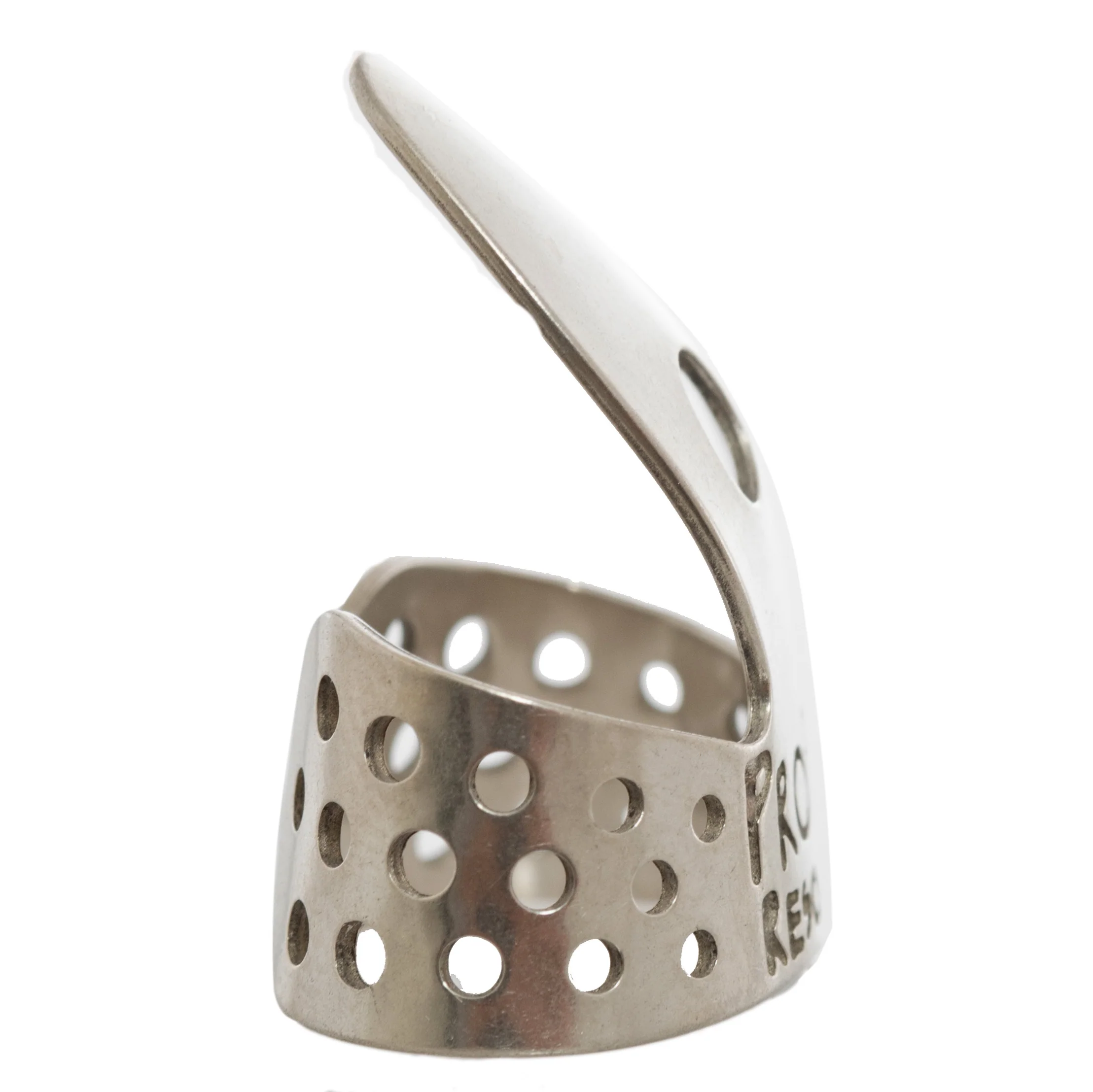Propik Nickel Resophonic Guitar Fingerpick, Single Wrap - Image 3