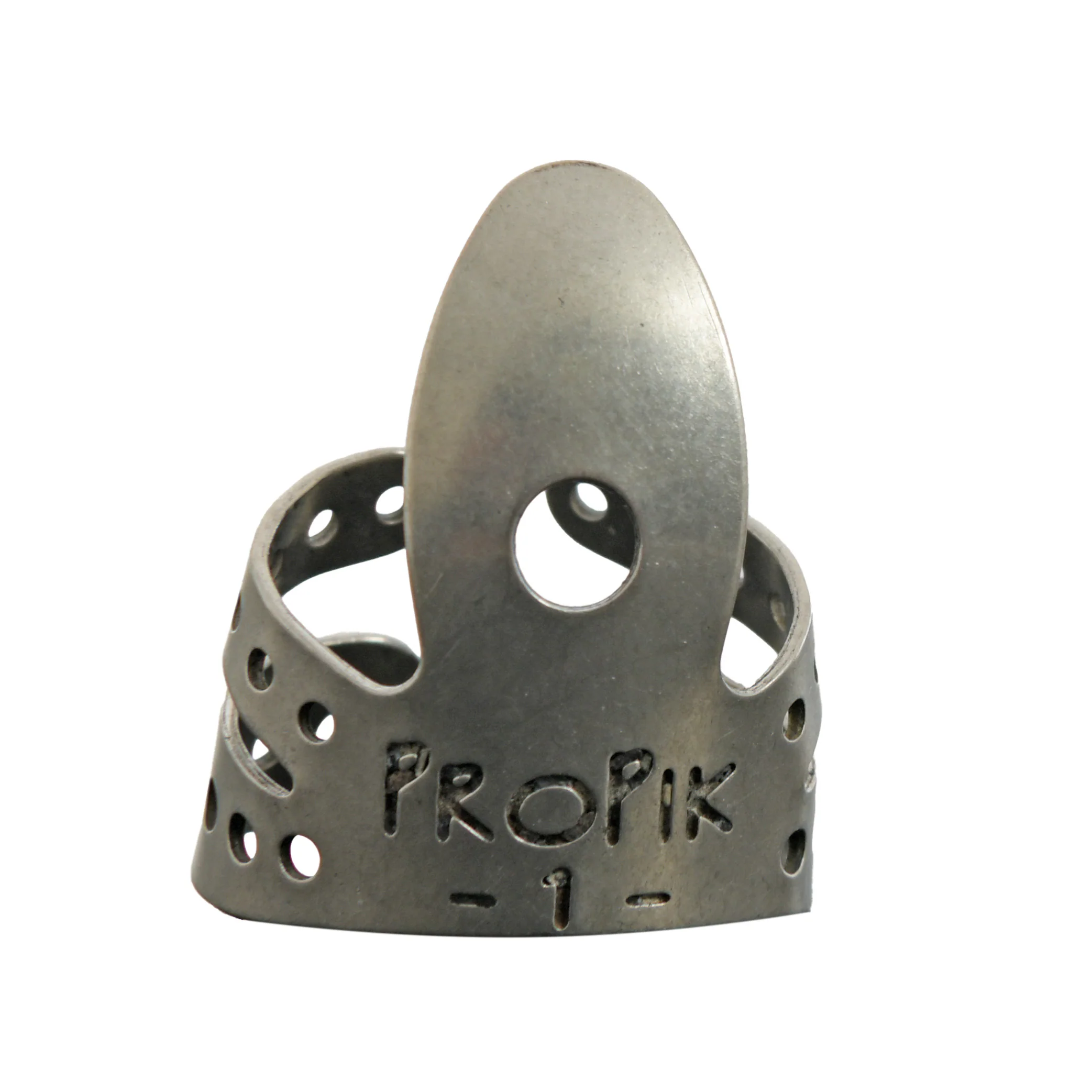 Propik Nickel Straight Fingerpick, Split Wrap, Blade 1 - Image 2