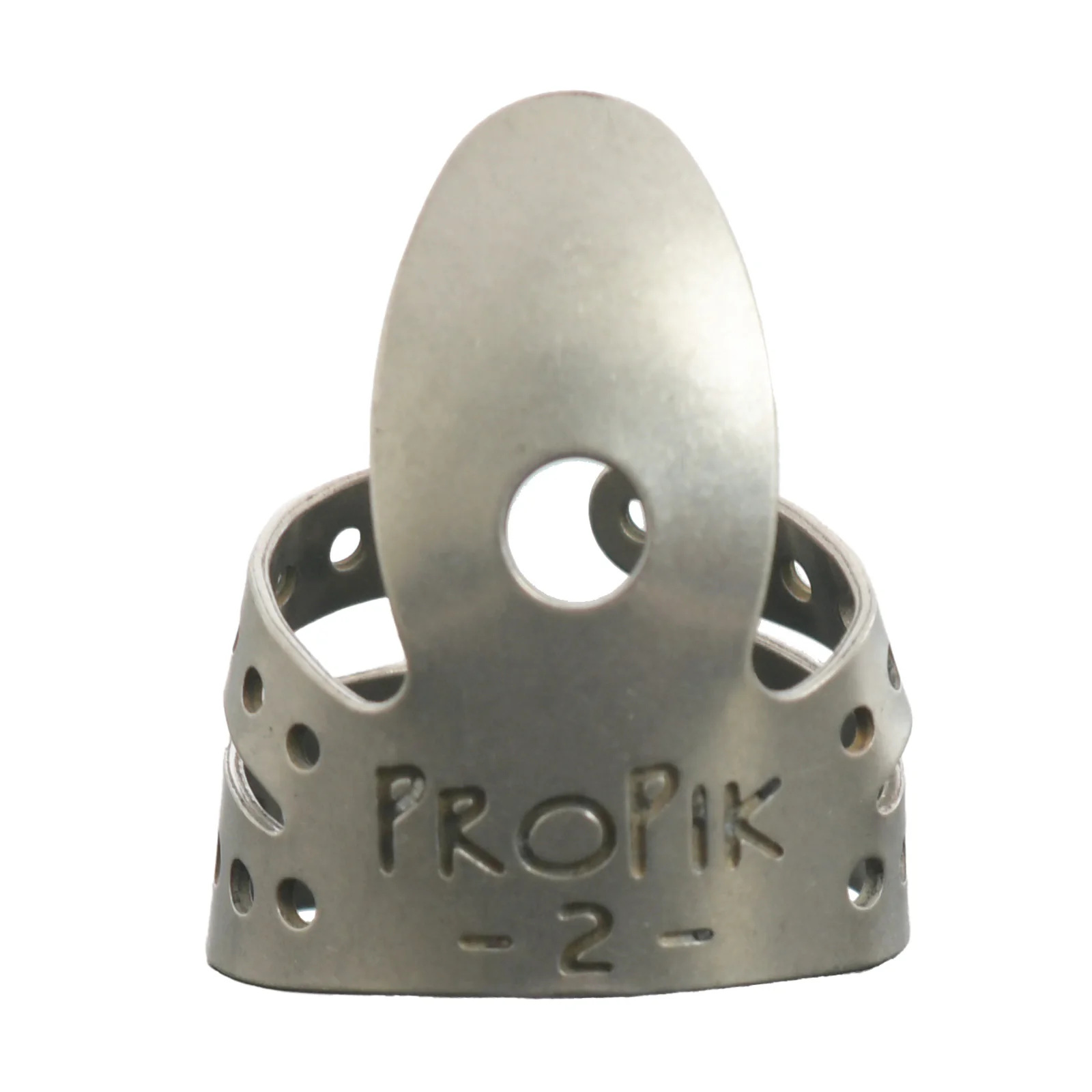 Propik Nickel Straight Fingerpick, Split Wrap, Blade 2 - Image 2